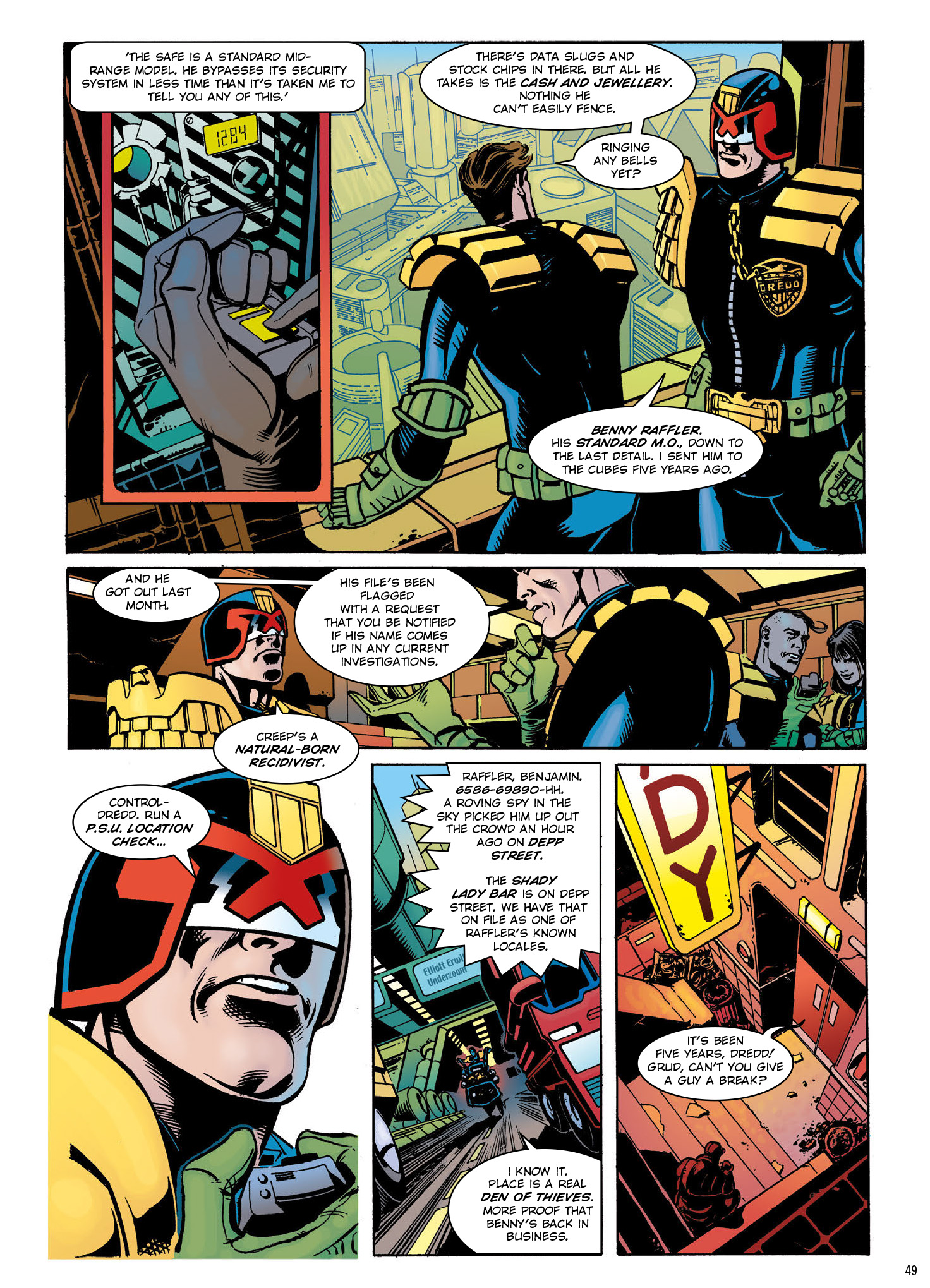 Read online Judge Dredd: The Complete Case Files comic -  Issue # TPB 32 (Part 1) - 51