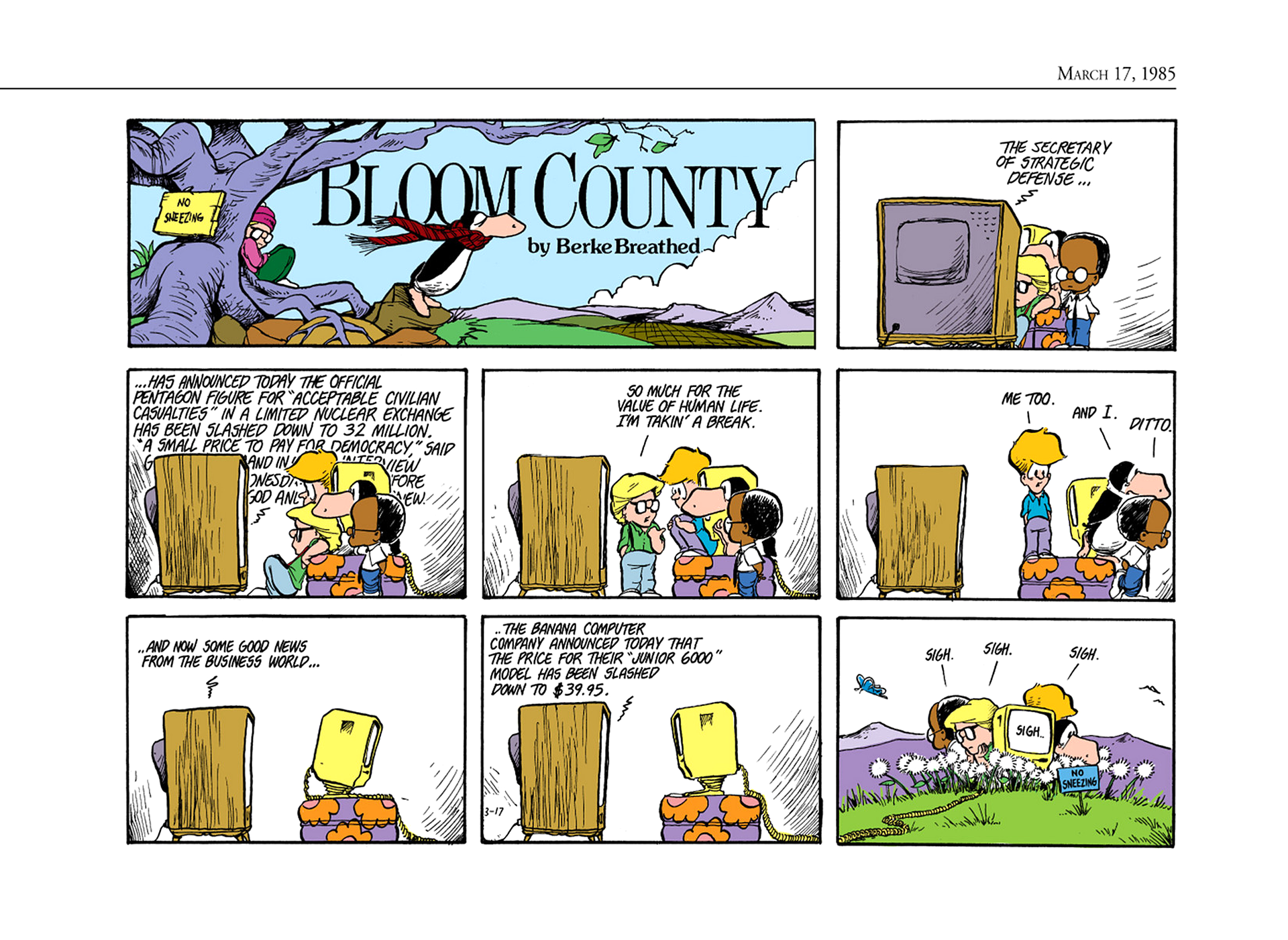 Read online The Bloom County Digital Library comic -  Issue # TPB 5 (Part 1) - 84