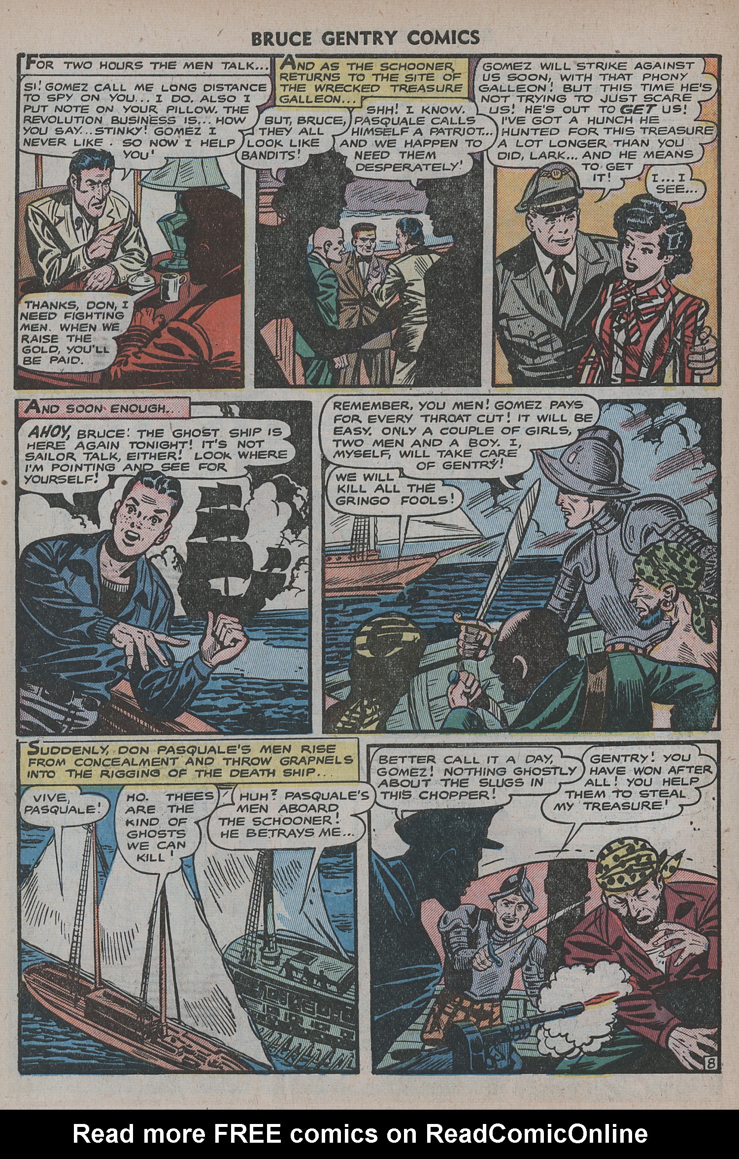 Read online Bruce Gentry comic -  Issue #8 - 10