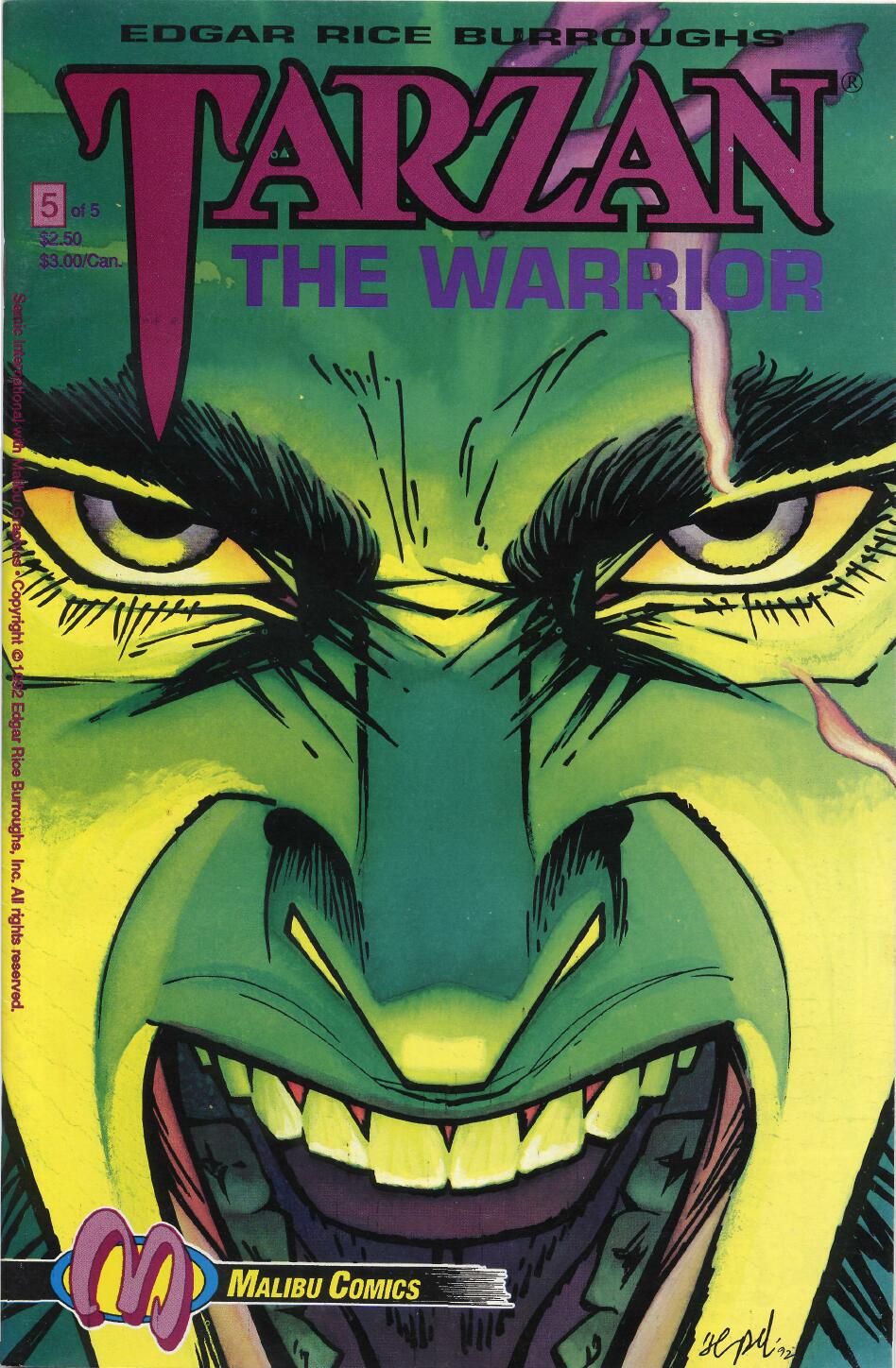 Read online Tarzan the Warrior comic -  Issue #5 - 1