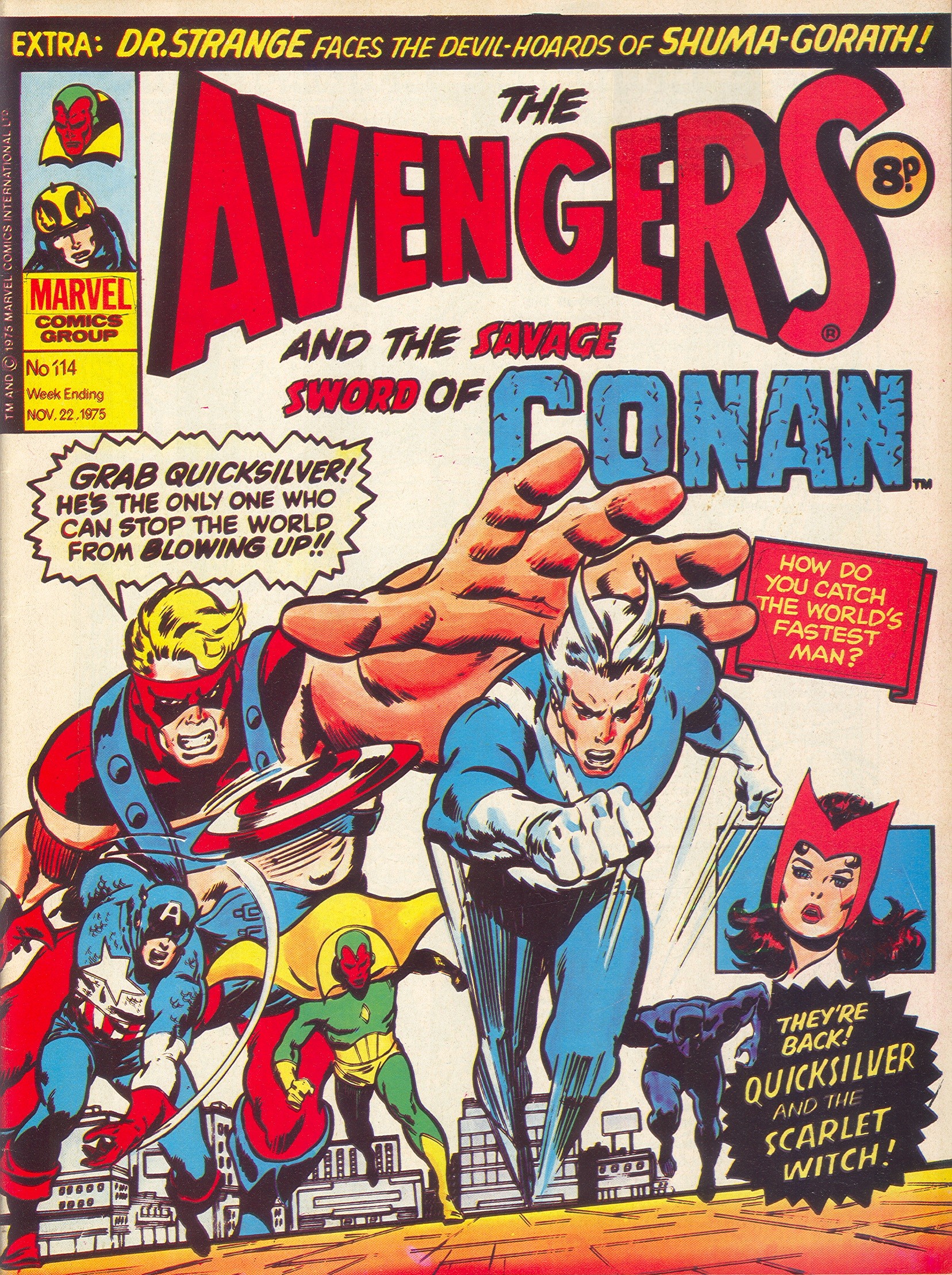 Read online The Avengers (1973) comic -  Issue #114 - 1