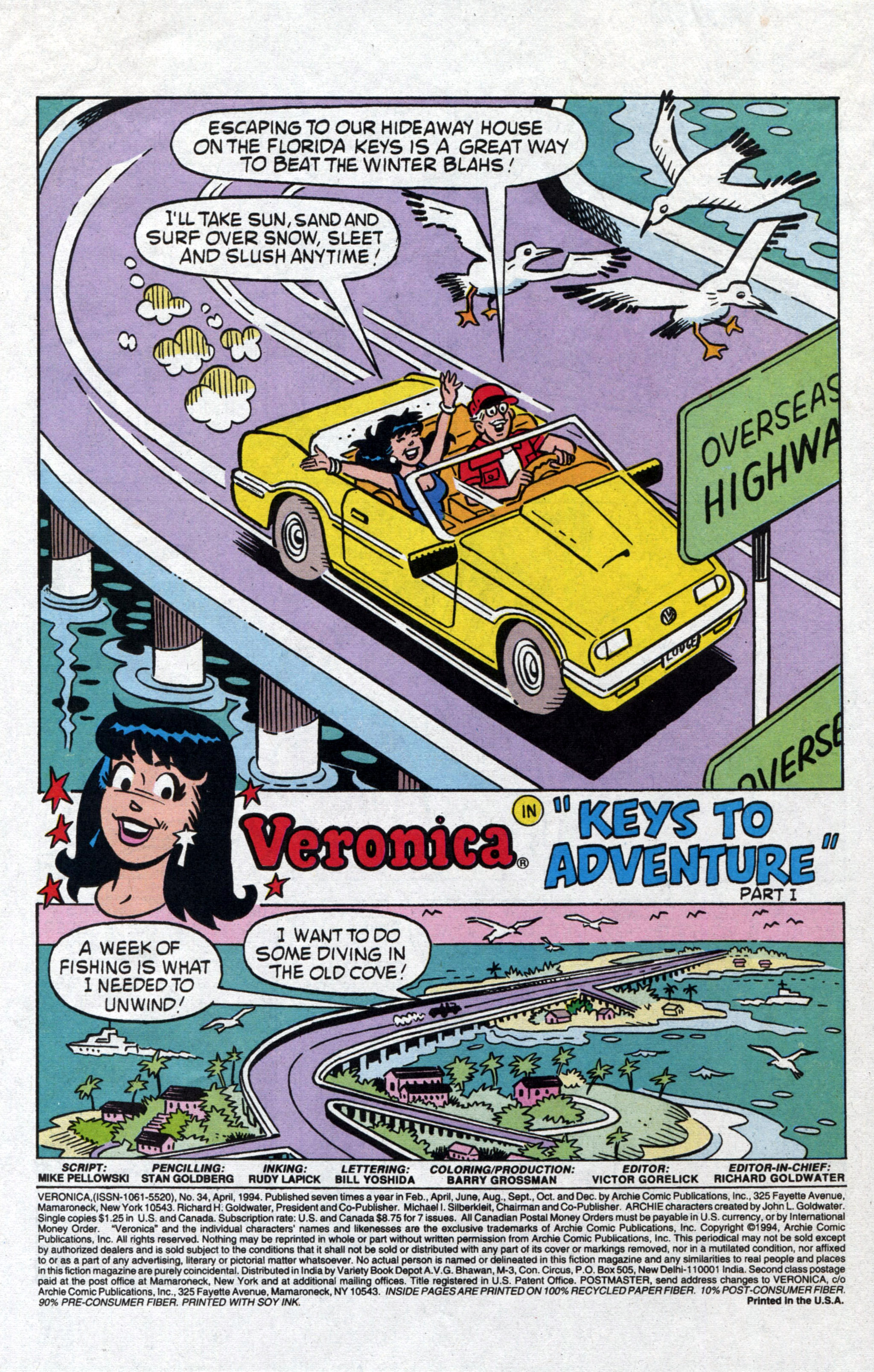 Read online Veronica comic -  Issue #34 - 3