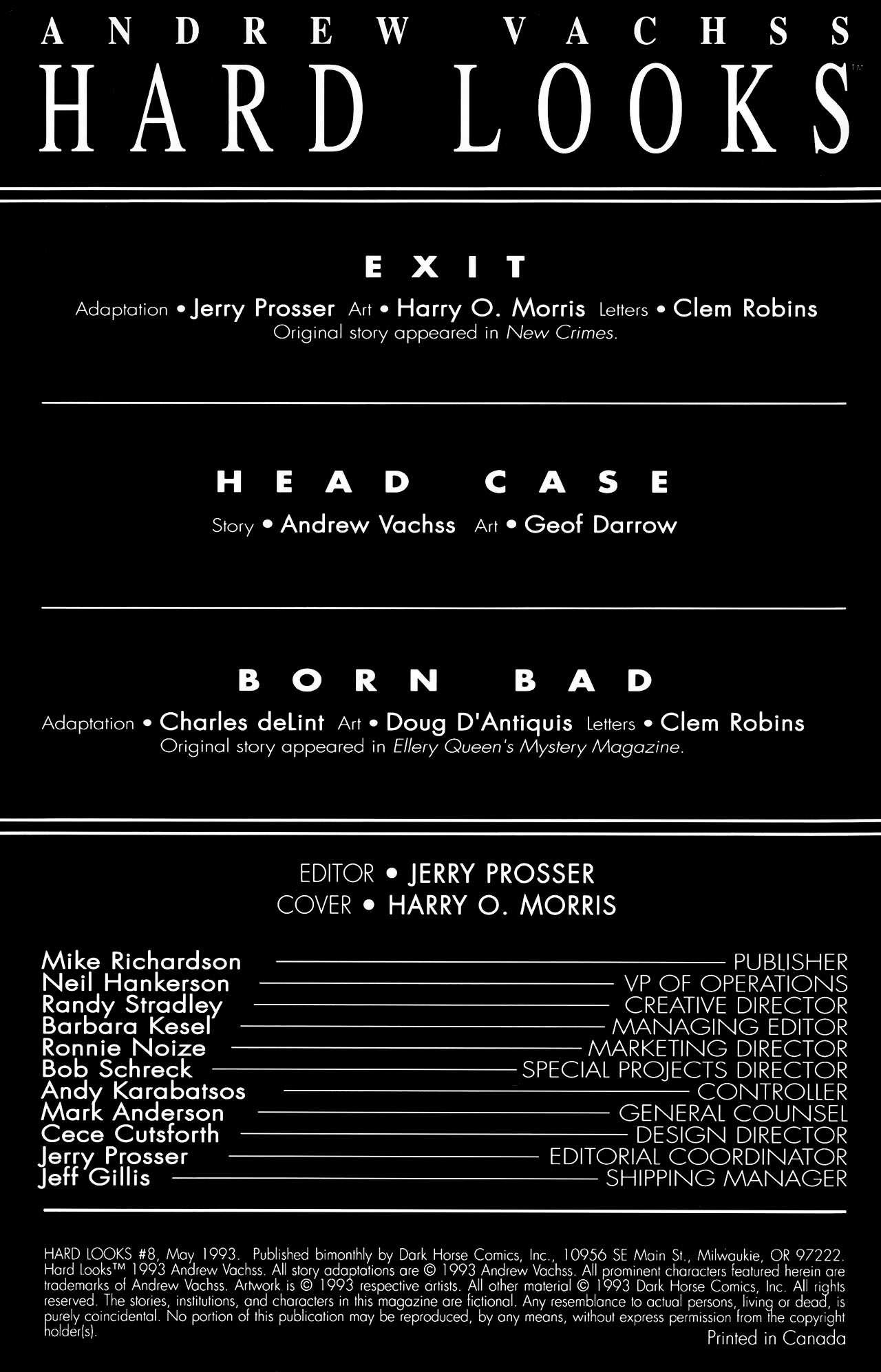 Read online Hard Looks comic -  Issue #8 - 2