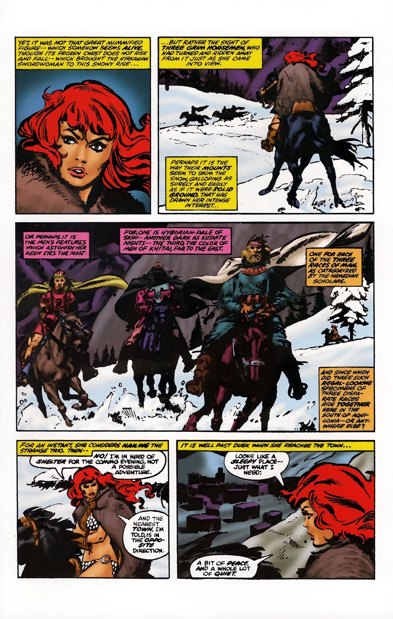 Read online The Adventures of Red Sonja comic -  Issue # TPB 3 - 127