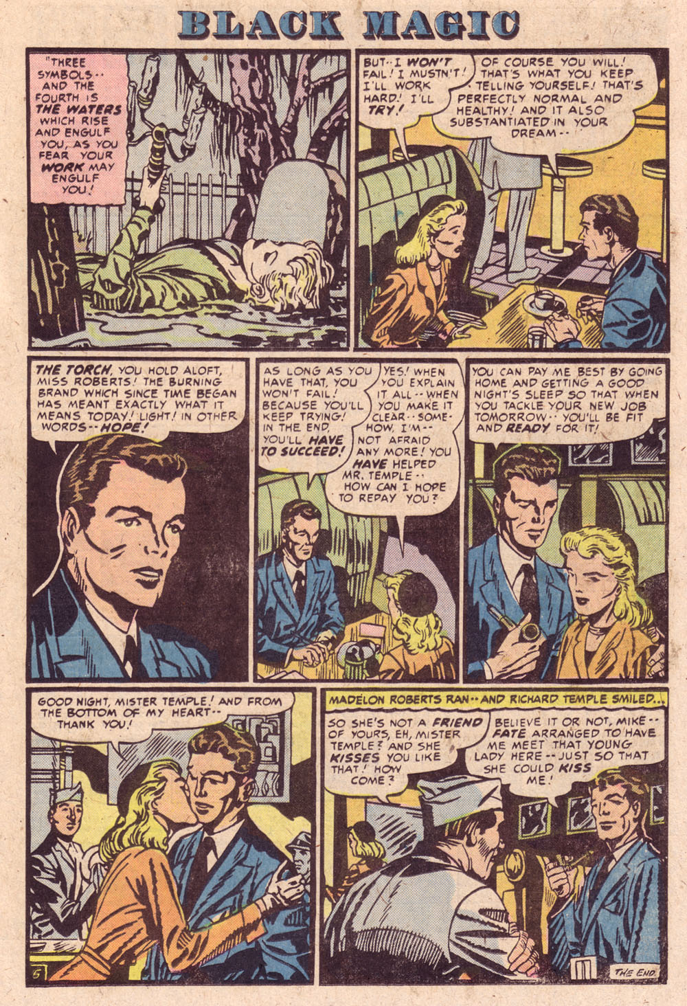 Read online Black Magic (1950) comic -  Issue #1 - 12