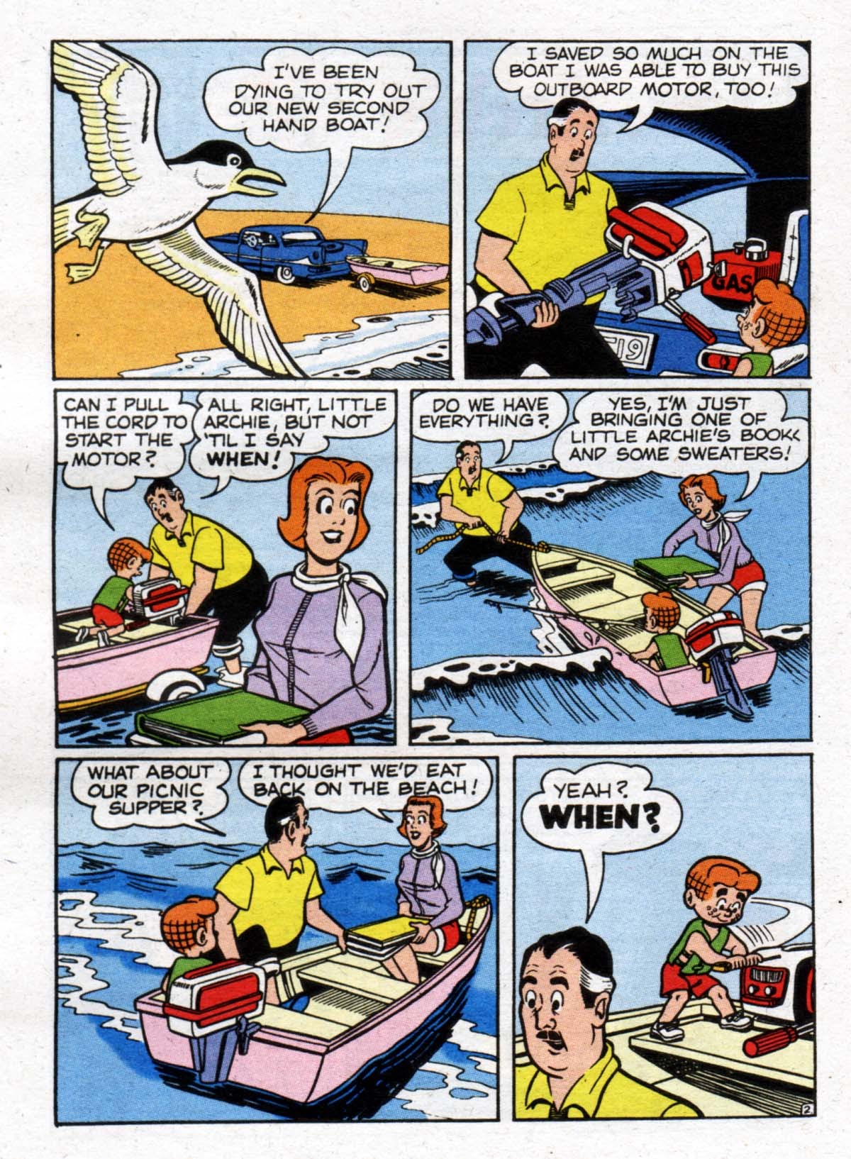 Read online Archie's Double Digest Magazine comic -  Issue #136 - 129