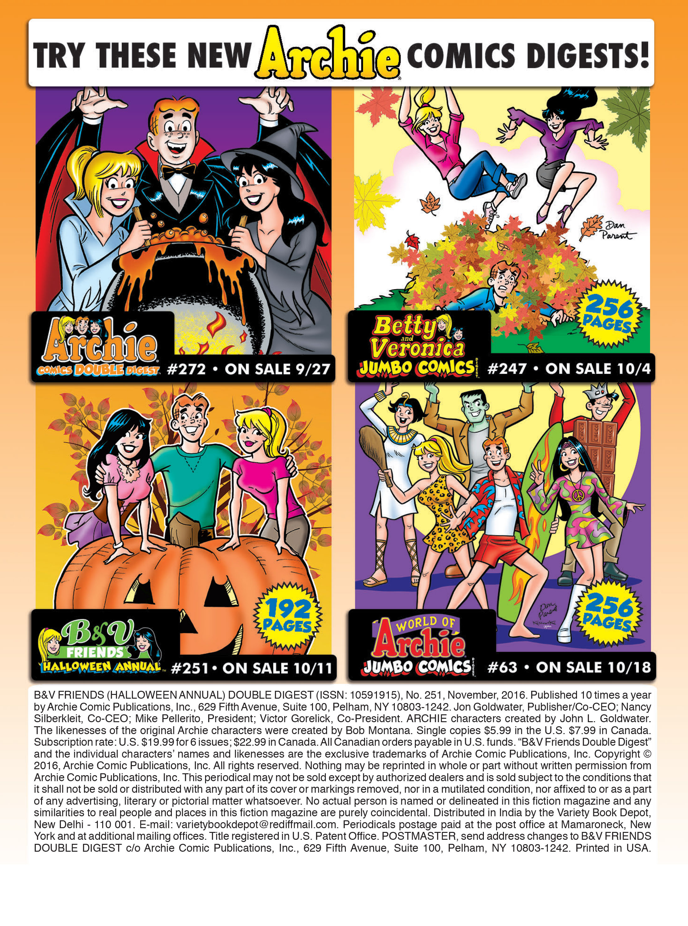 Read online Betty & Veronica Friends Double Digest comic -  Issue #251 - 182