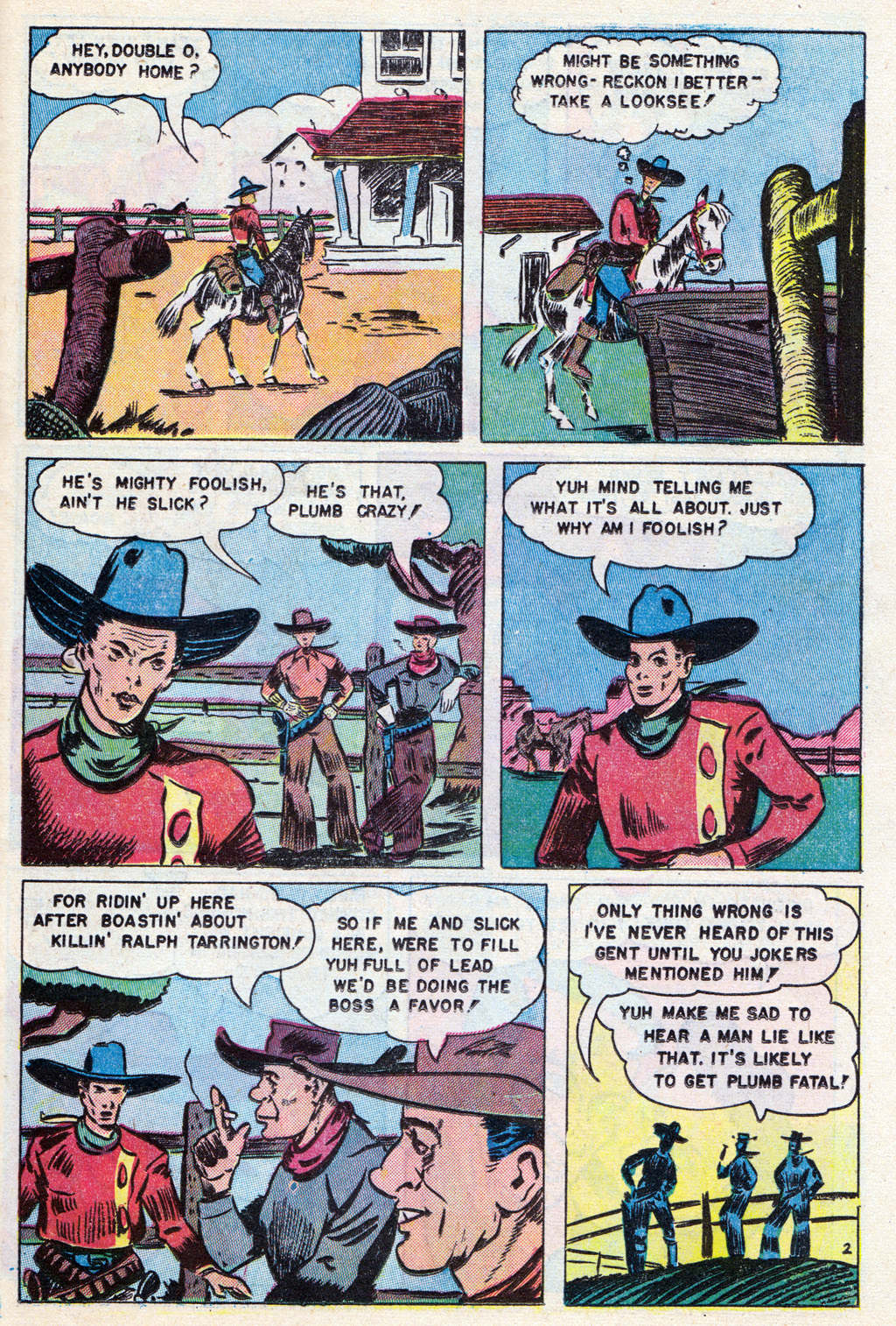 Read online Cowboy Western Comics (1948) comic -  Issue #18 - 25