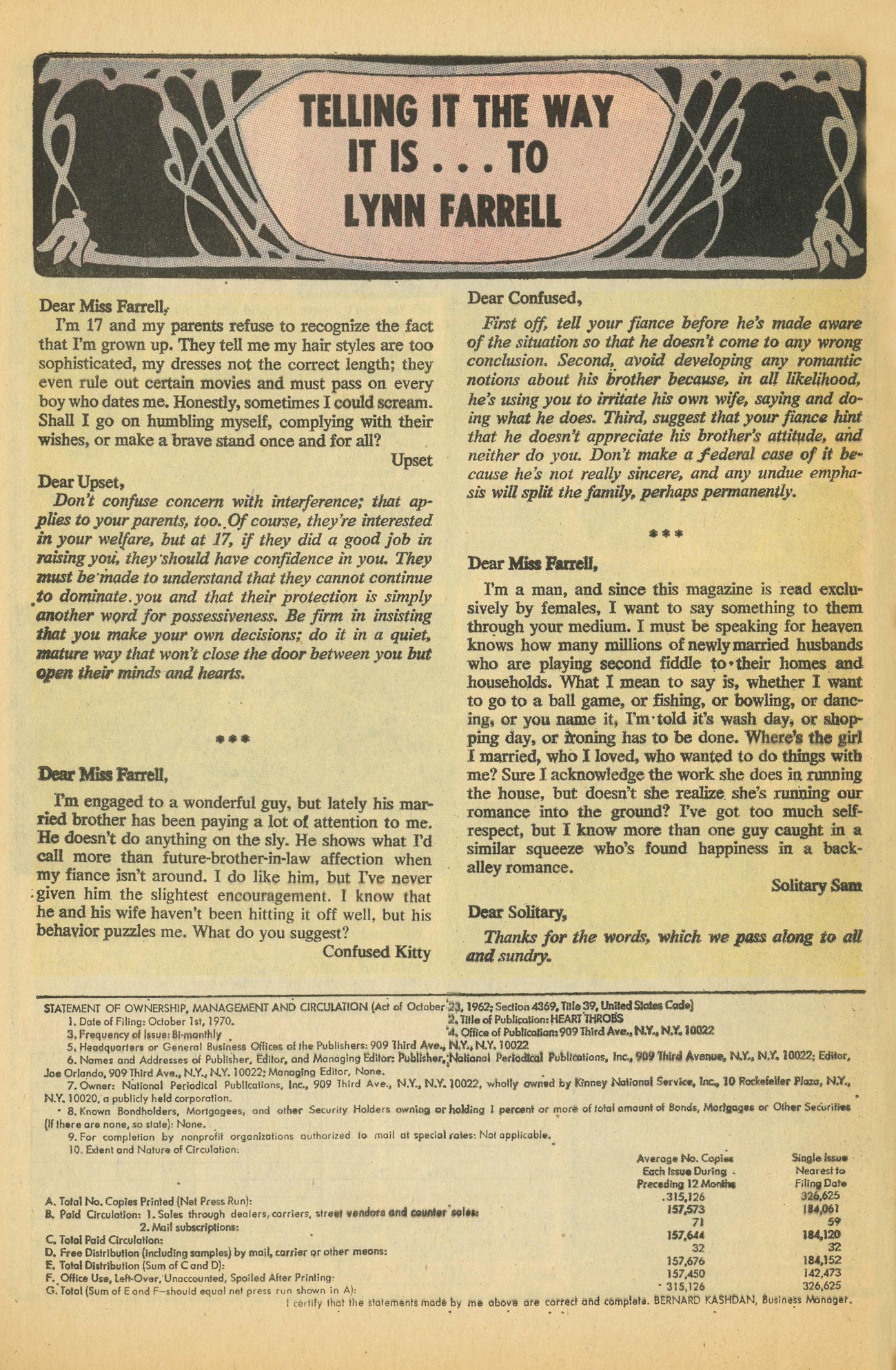 Read online Heart Throbs comic -  Issue #131 - 32