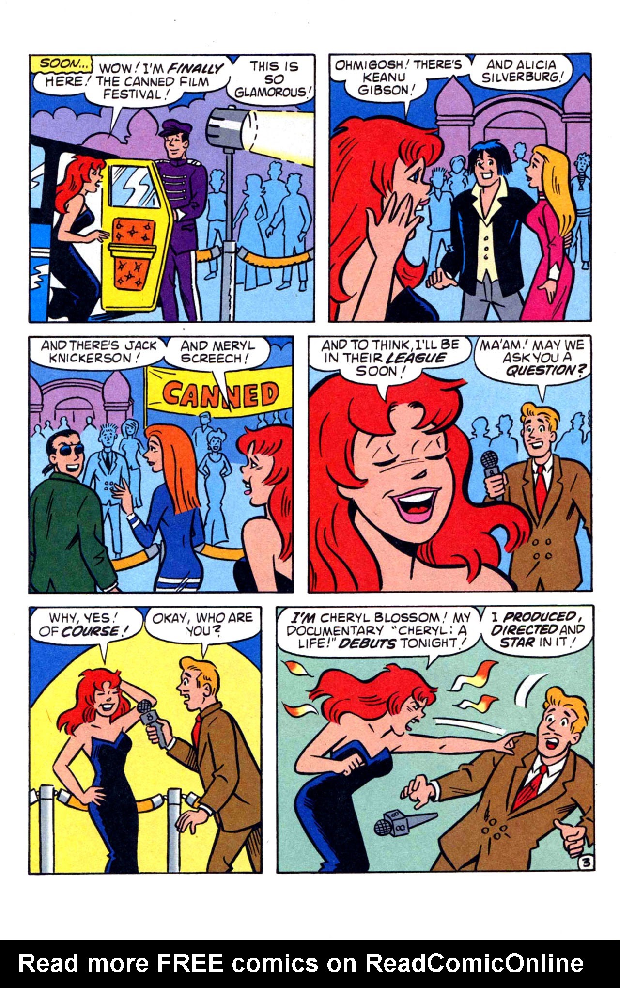 Read online Cheryl Blossom (Goes Hollywood) comic -  Issue #3 - 5