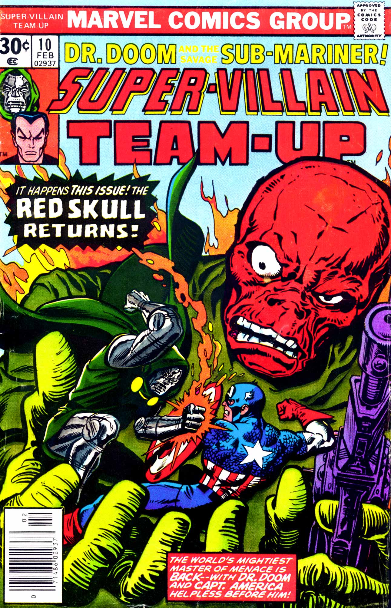 Read online Super-Villain Team-Up comic -  Issue #10 - 1