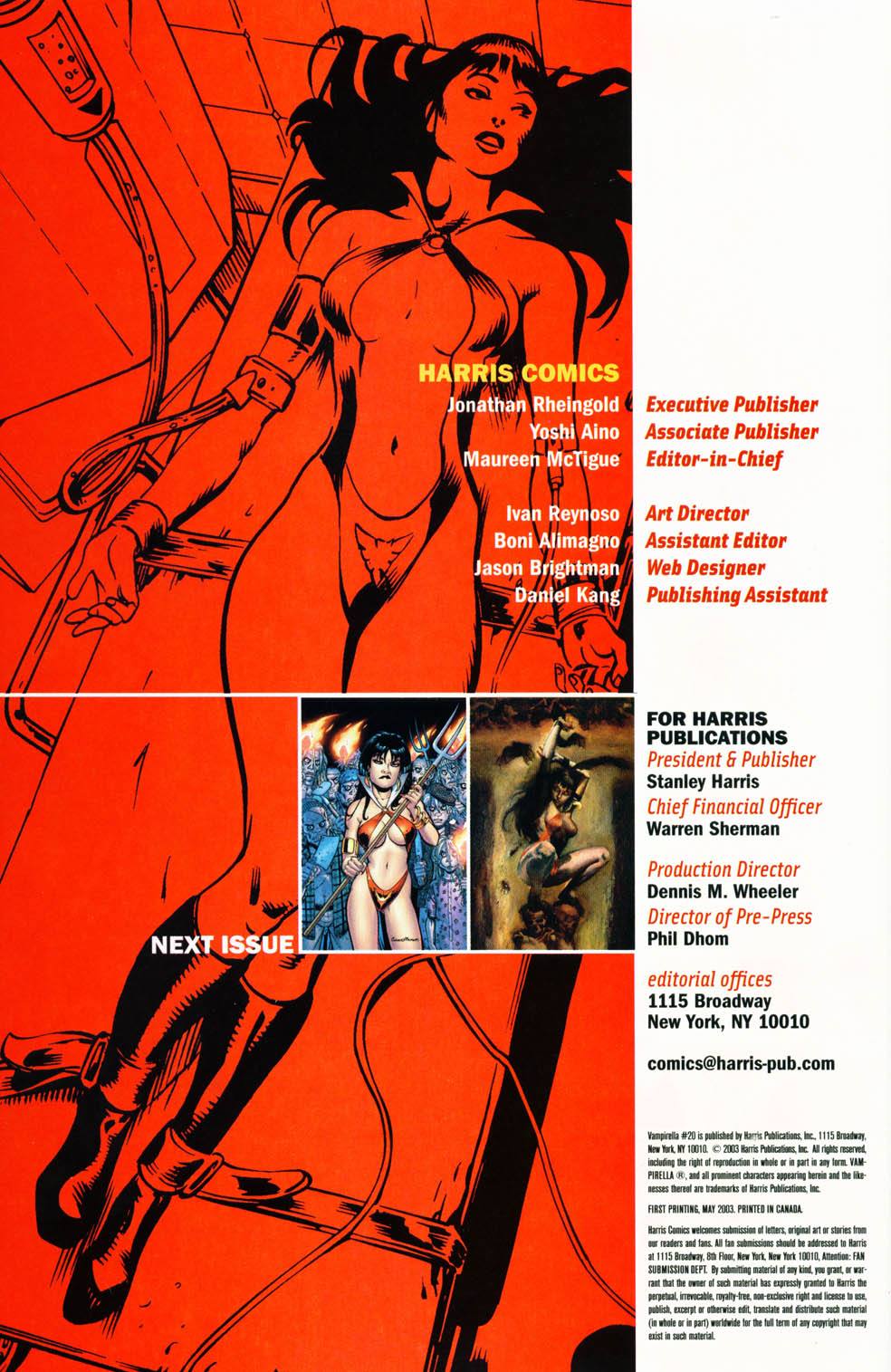 Read online Vampirella (2001) comic -  Issue #20 - 24