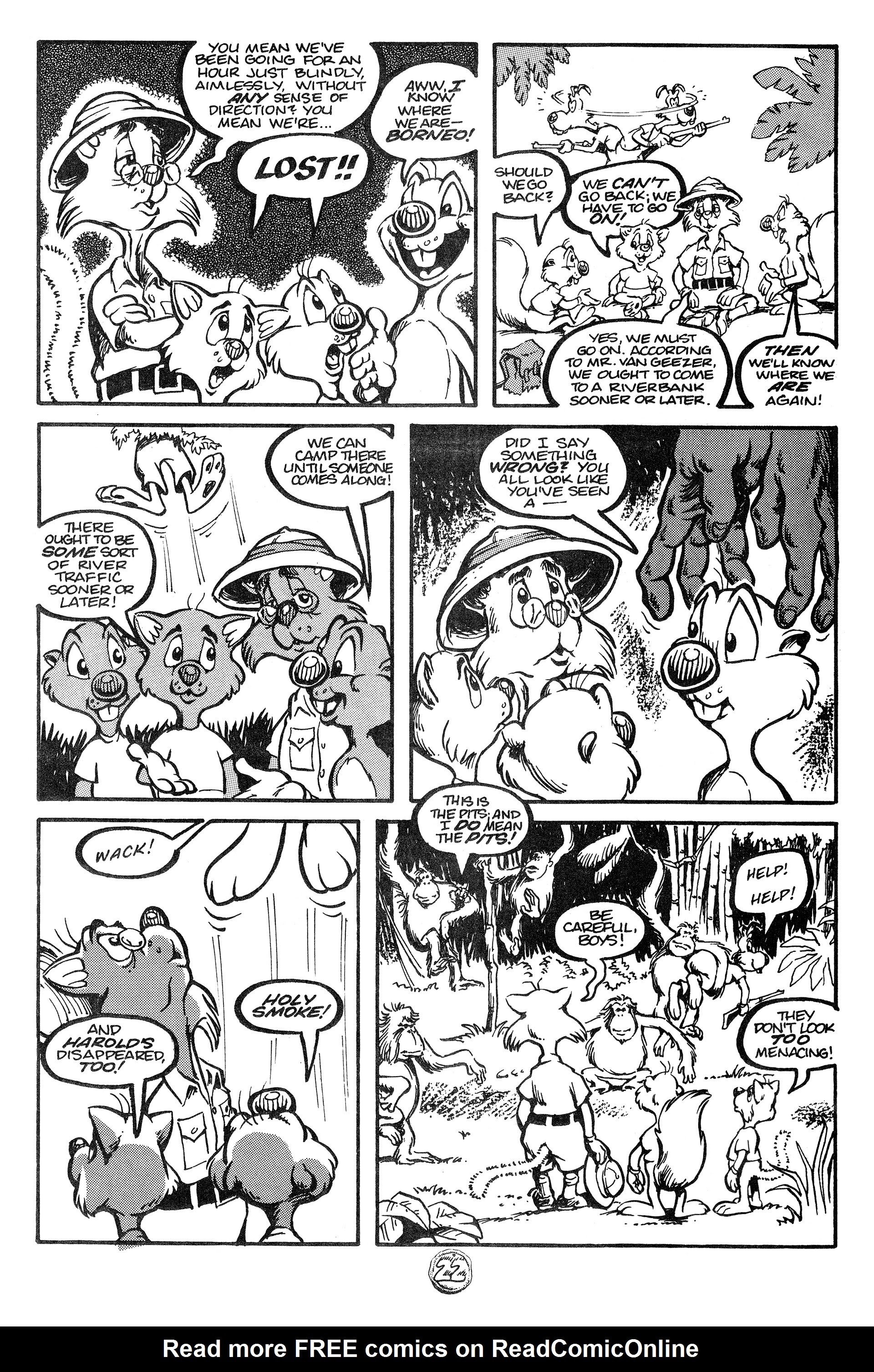 Read online Wacky Squirrel Summer Fun Special comic -  Issue # Full - 24