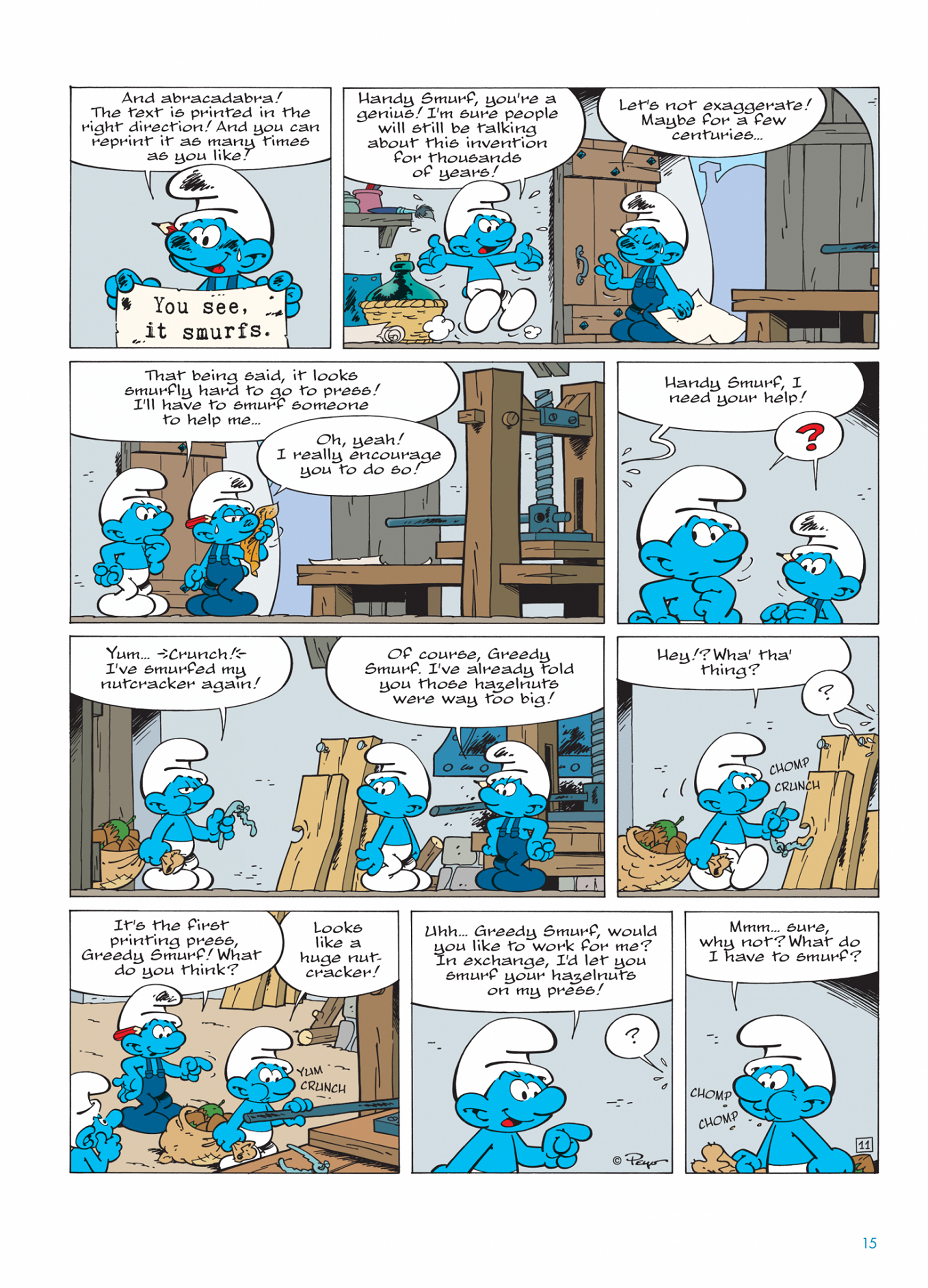 Read online The Smurfs comic -  Issue #24 - 15
