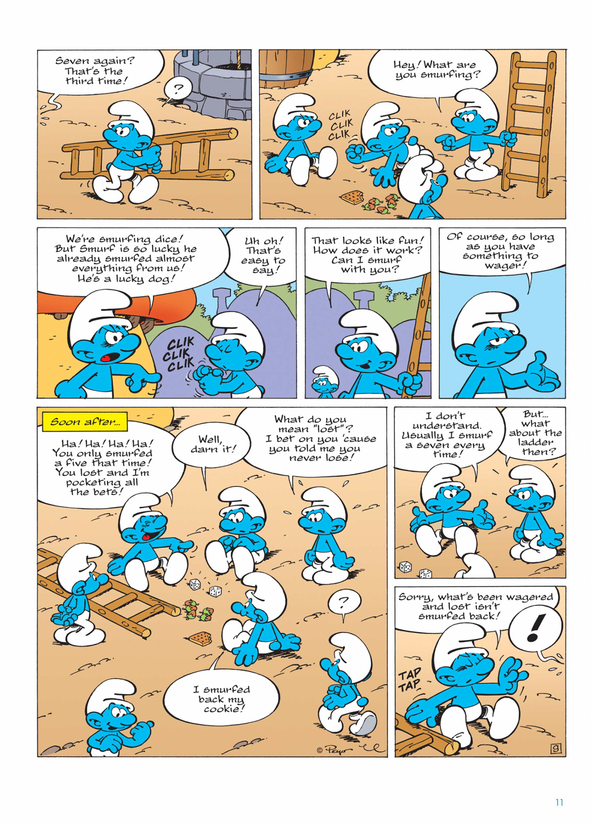 Read online The Smurfs comic -  Issue #25 - 12