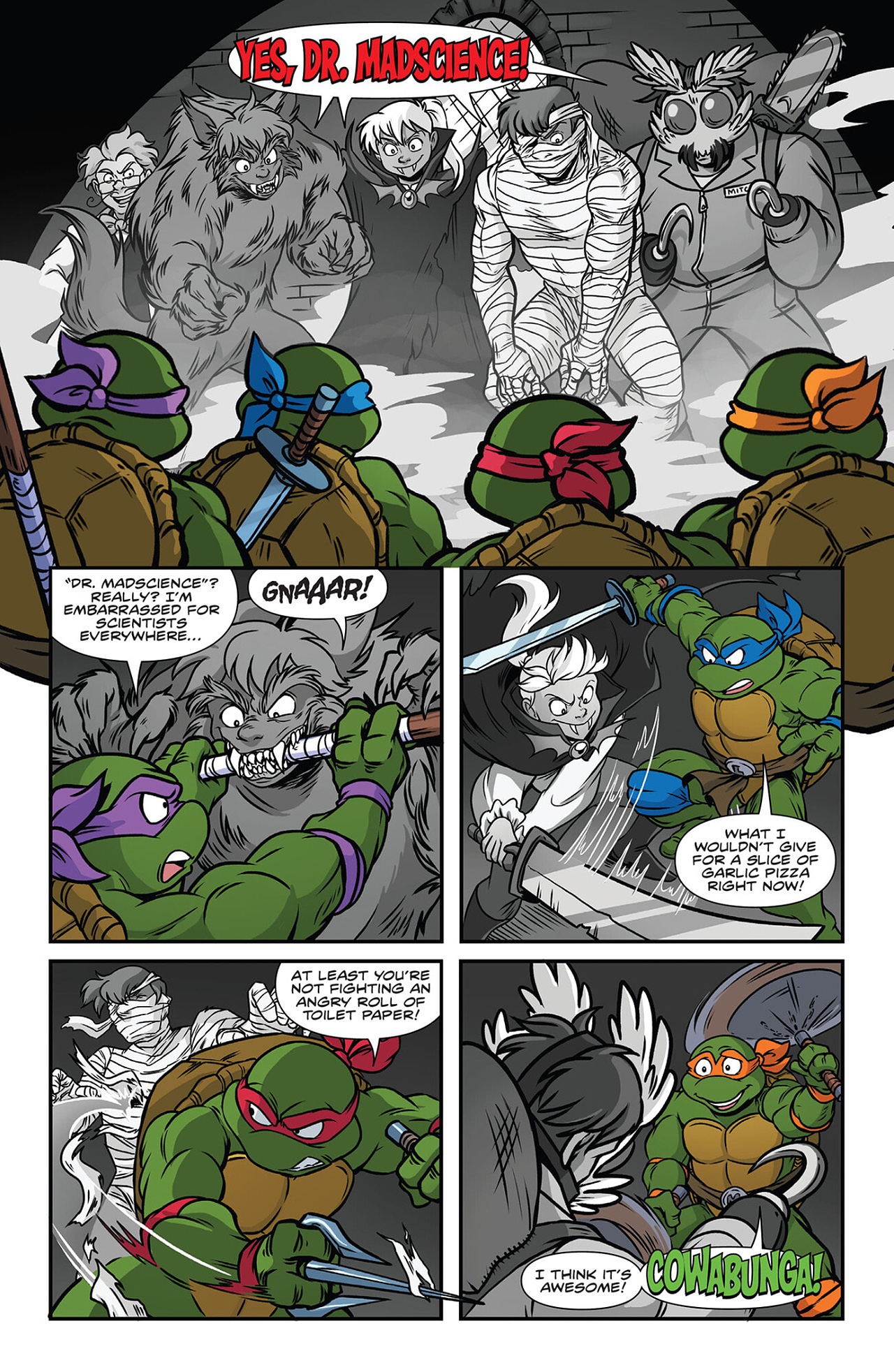 Read online Teenage Mutant Ninja Turtles: Saturday Morning Adventures – Halloween Special comic -  Issue # Full - 22