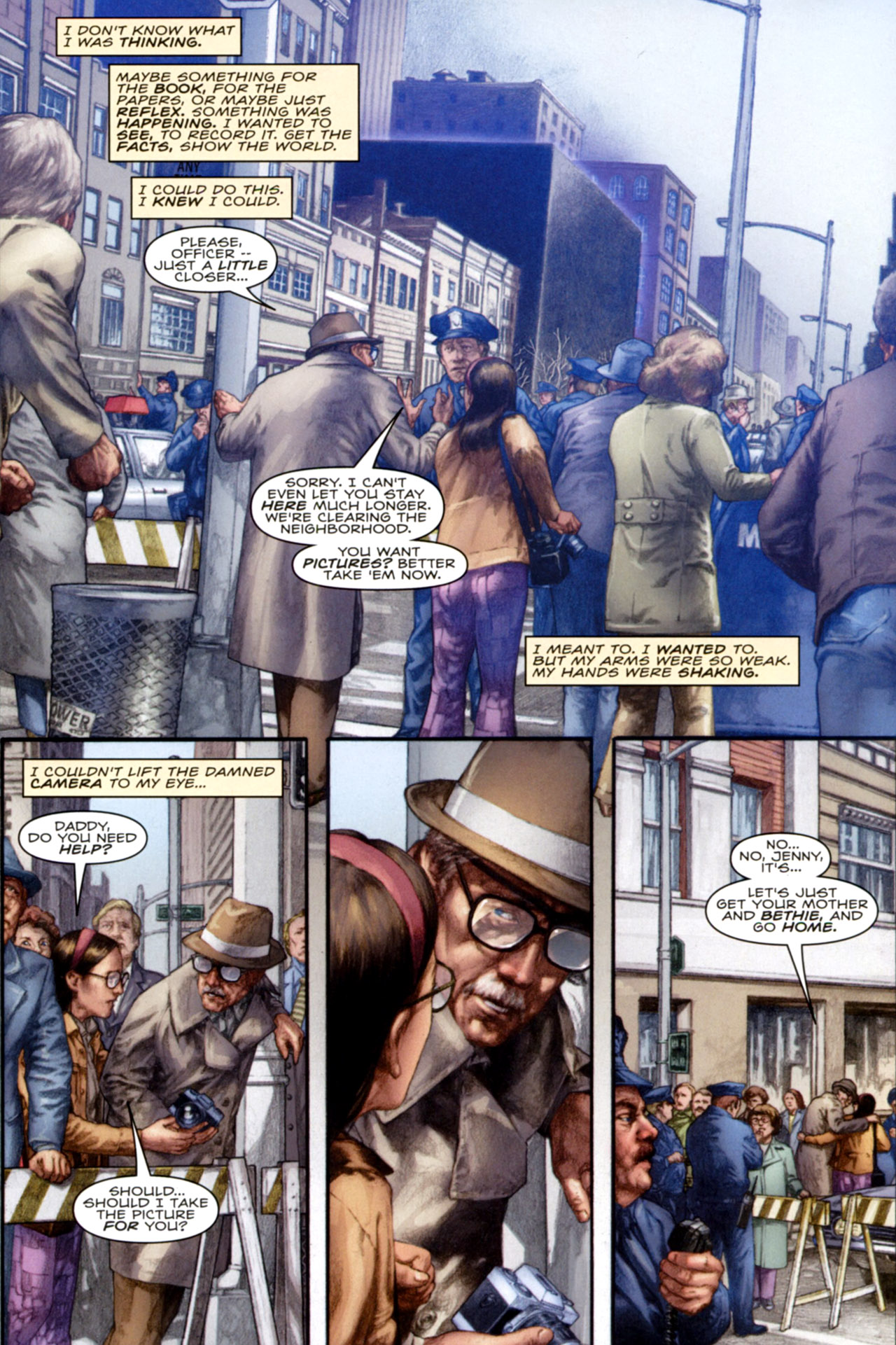 Read online Marvels: Eye Of The Camera comic -  Issue #5 - 14