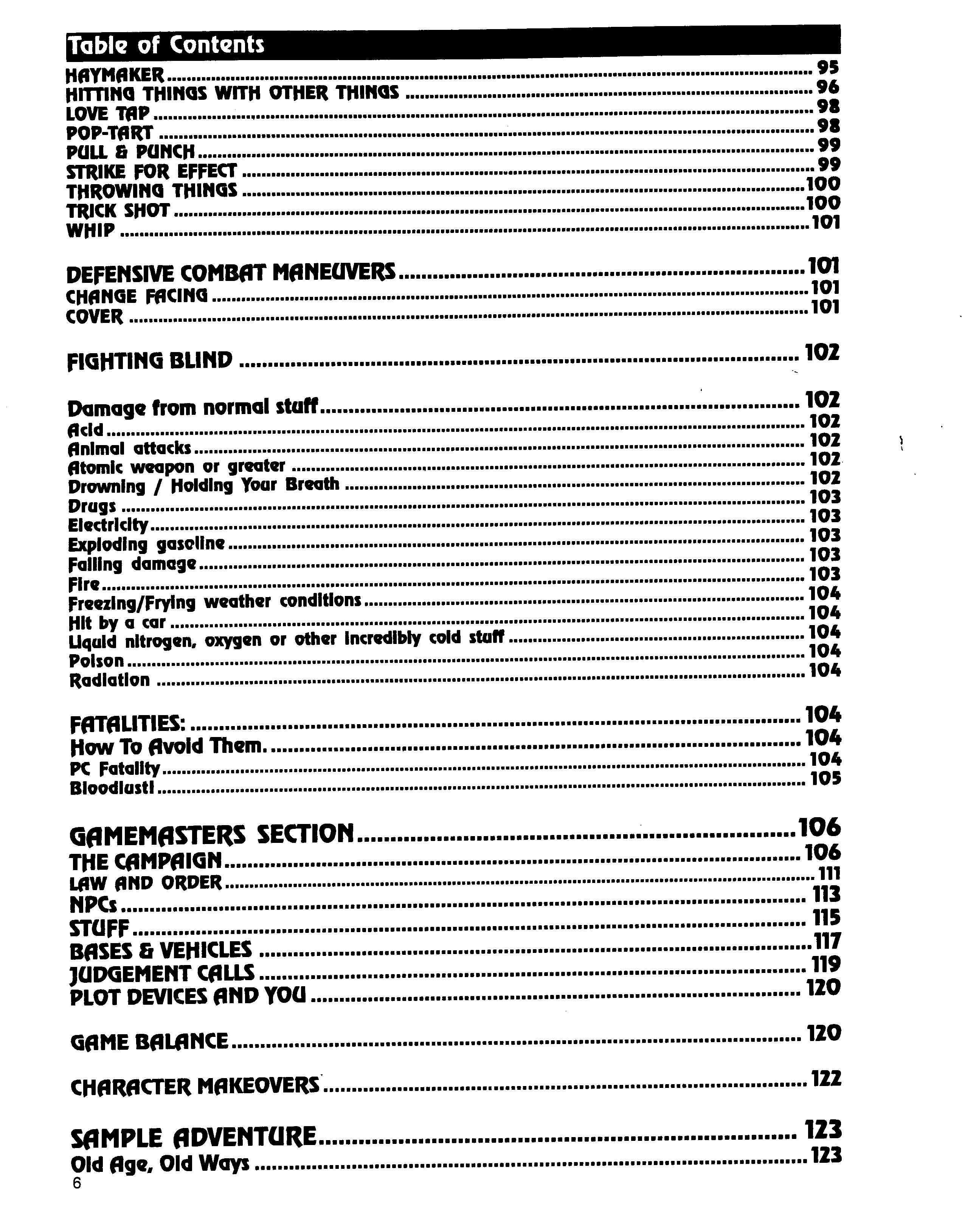 Read online Superbabes: The Femforce Role-Playing Game comic -  Issue # TPB - 8