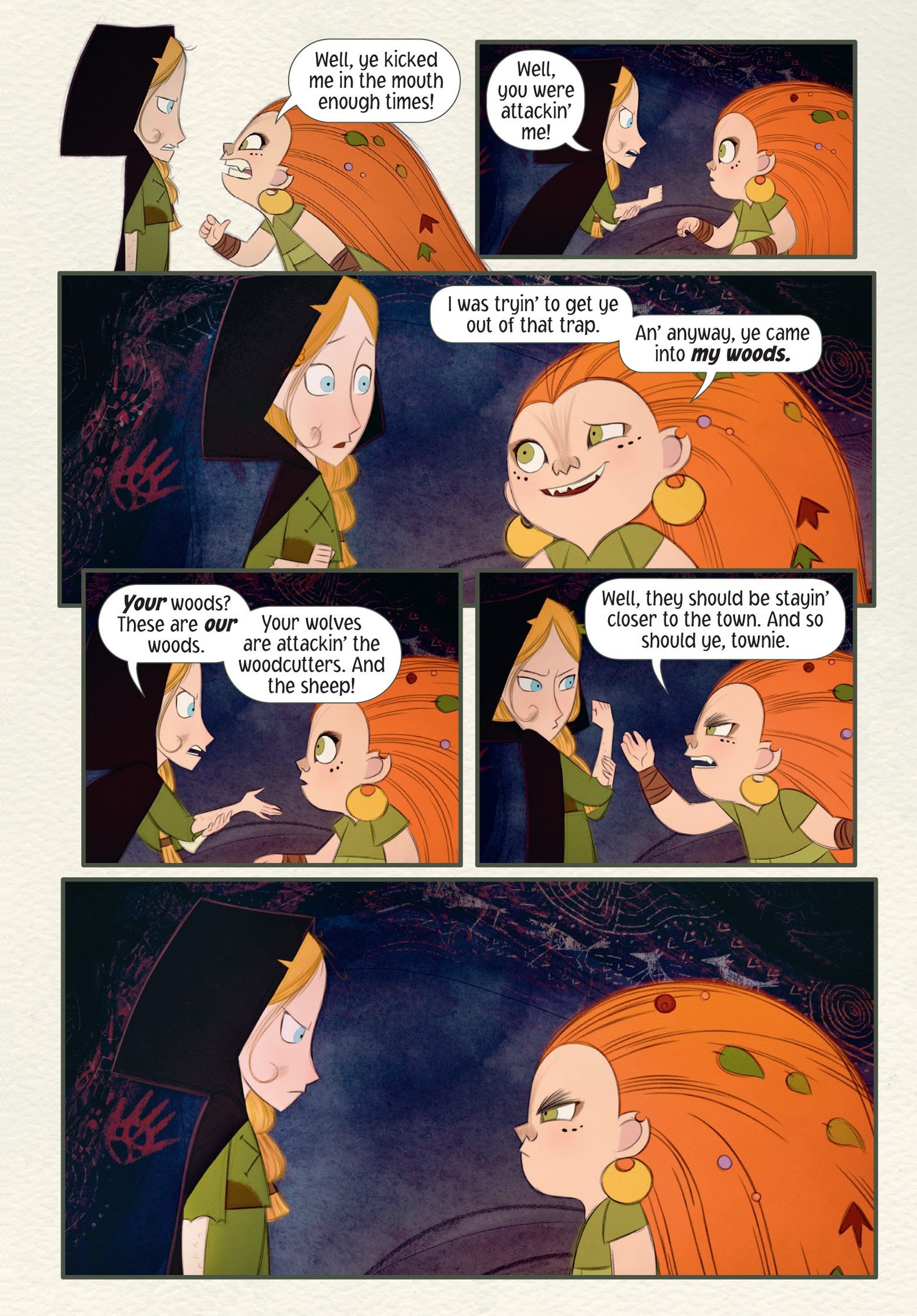 Read online Wolfwalkers: The Graphic Novel comic -  Issue # TPB (Part 1) - 88