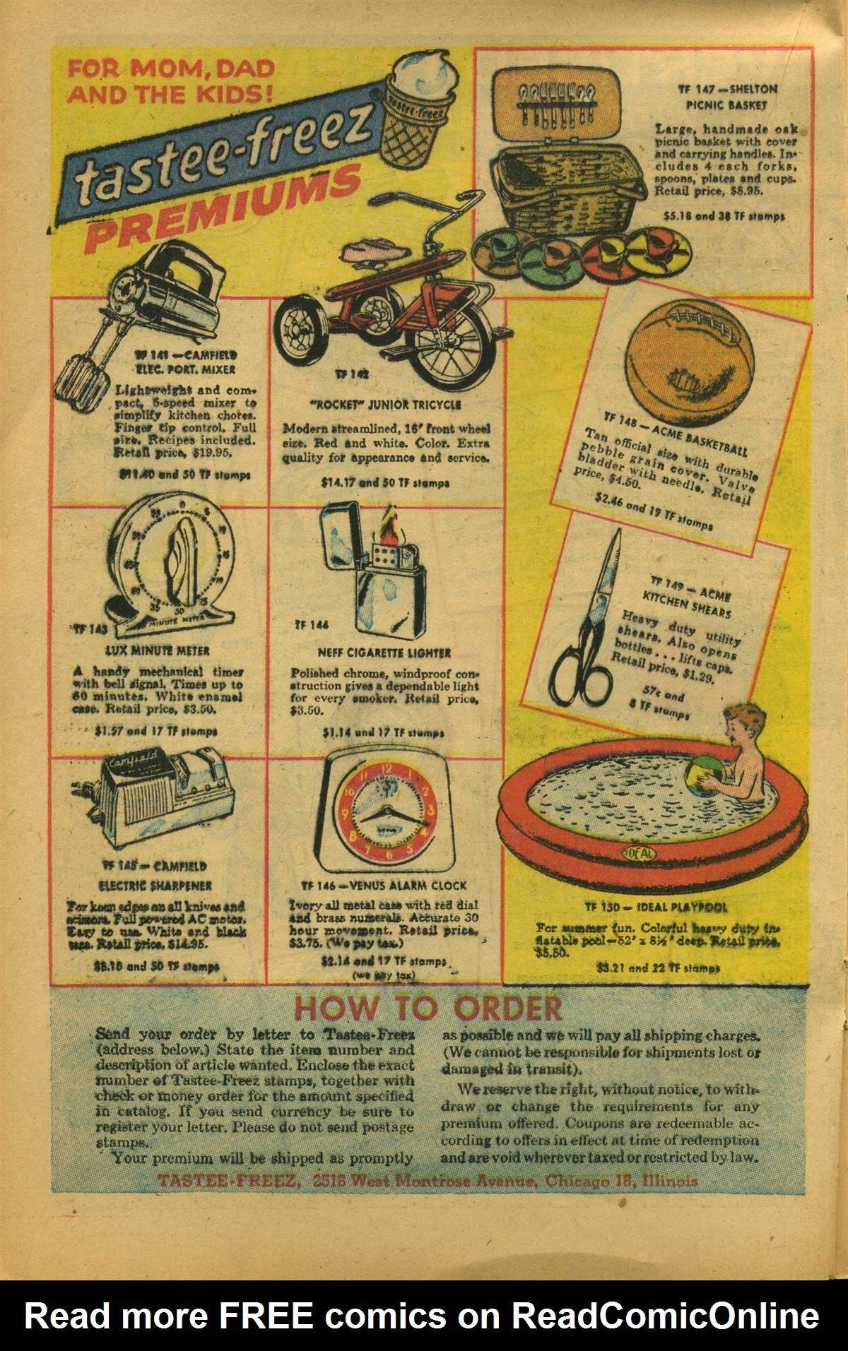 Read online Tastee-Freez Comics comic -  Issue #3 - 19