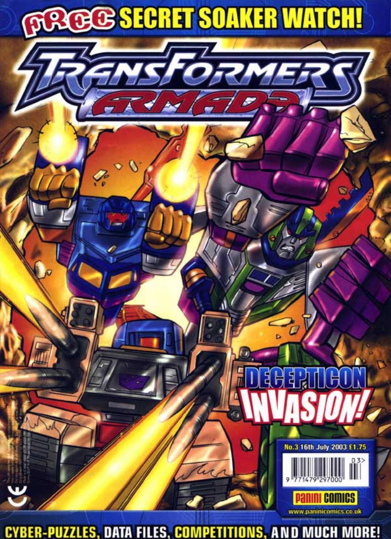 Read online Transformers: Armada (2003) comic -  Issue #3 - 1