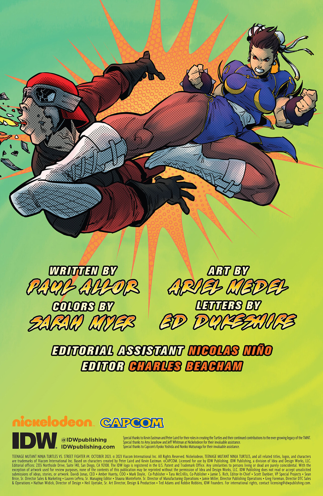 Read online Teenage Mutant Ninja Turtles vs. Street Fighter comic -  Issue #4 - 2