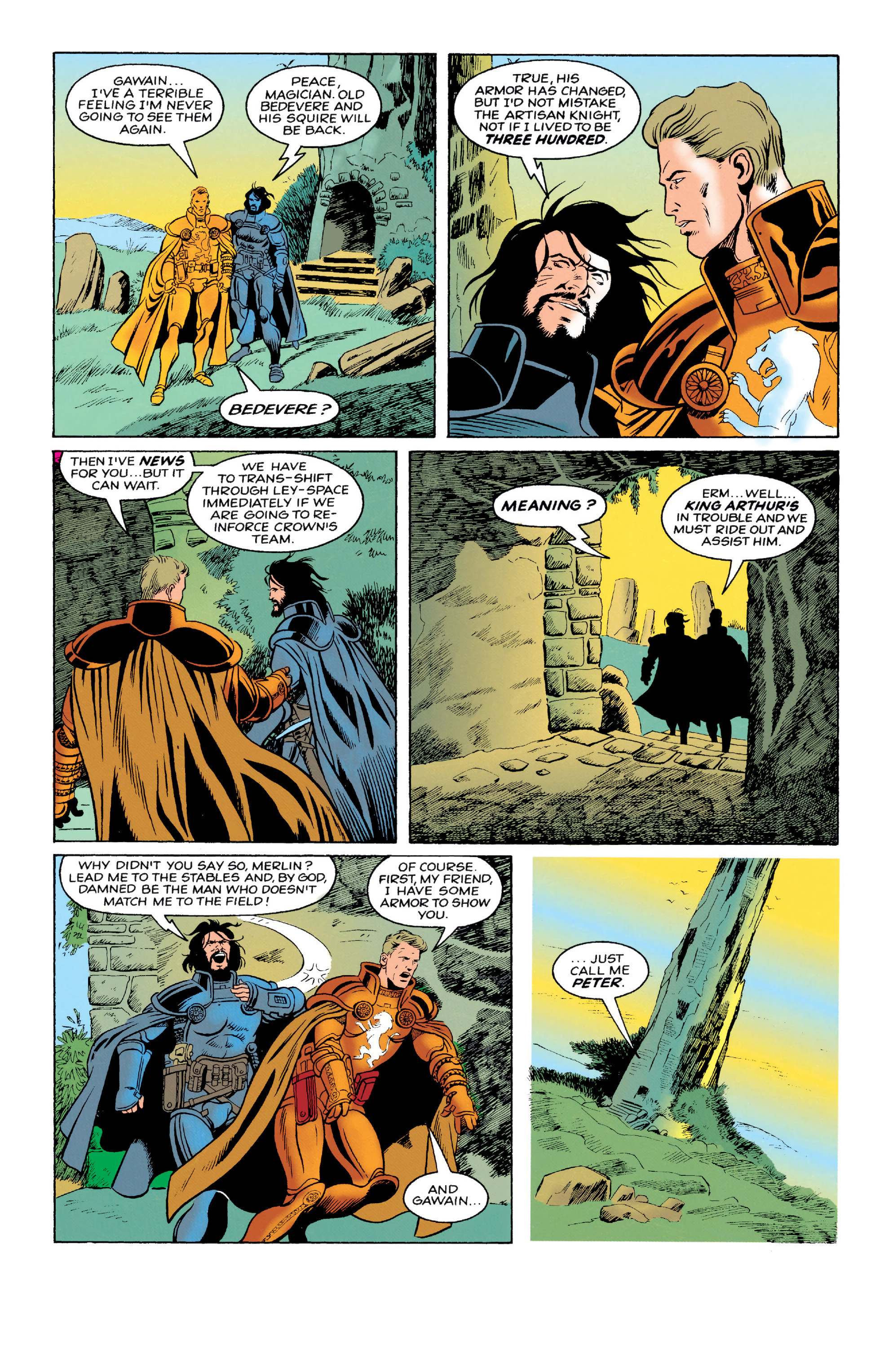 Read online Knights of Pendragon Omnibus comic -  Issue # TPB (Part 6) - 9