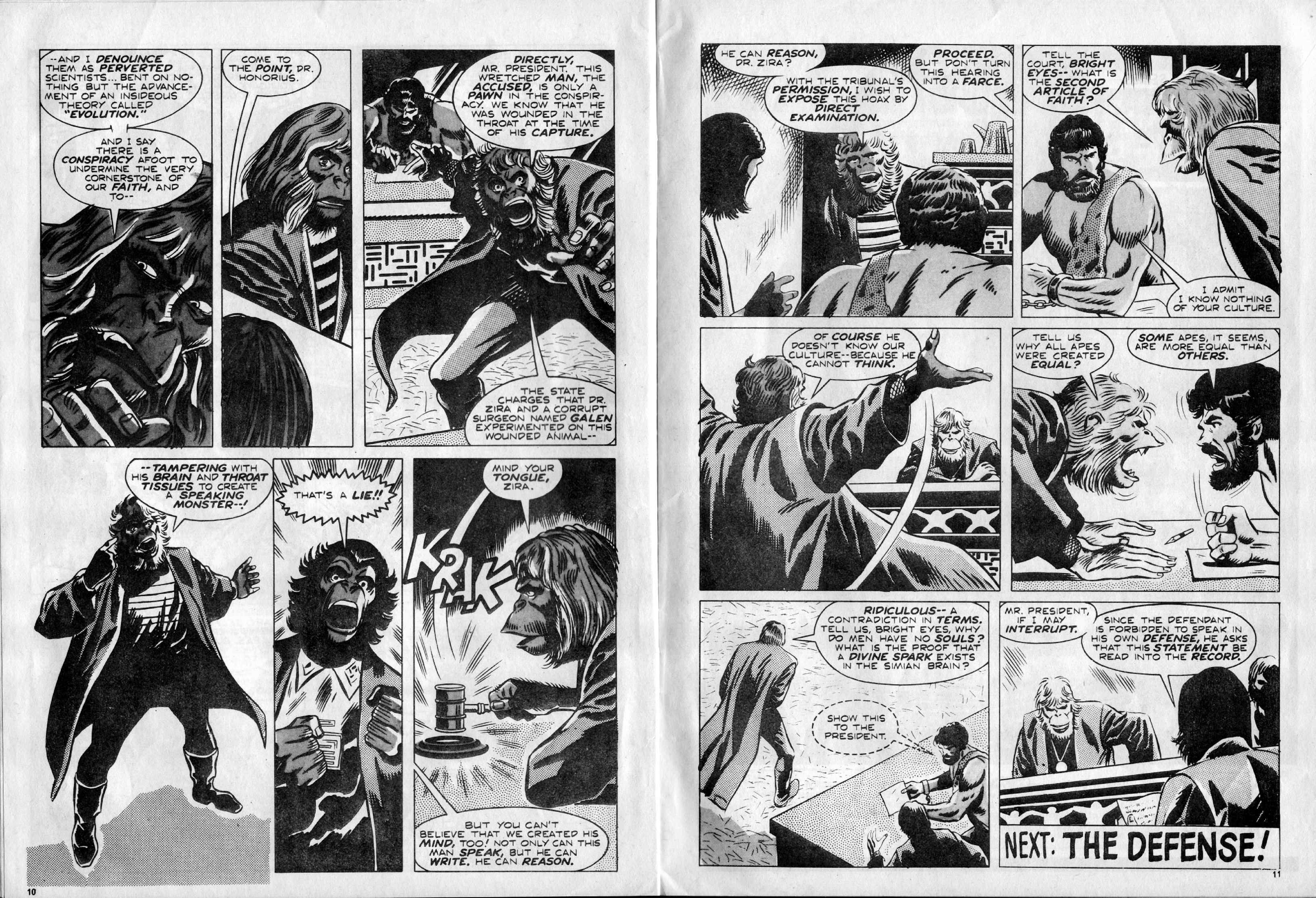 Read online Planet of the Apes (1974) comic -  Issue #6 - 6