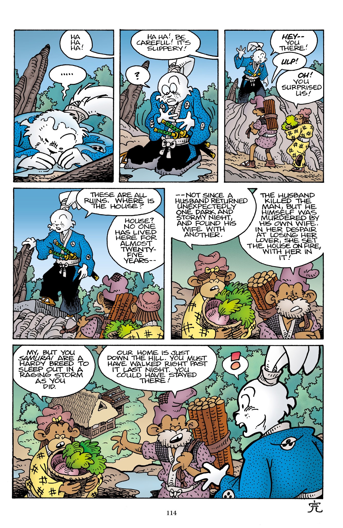 Read online The Usagi Yojimbo Saga comic -  Issue # TPB 7 - 111