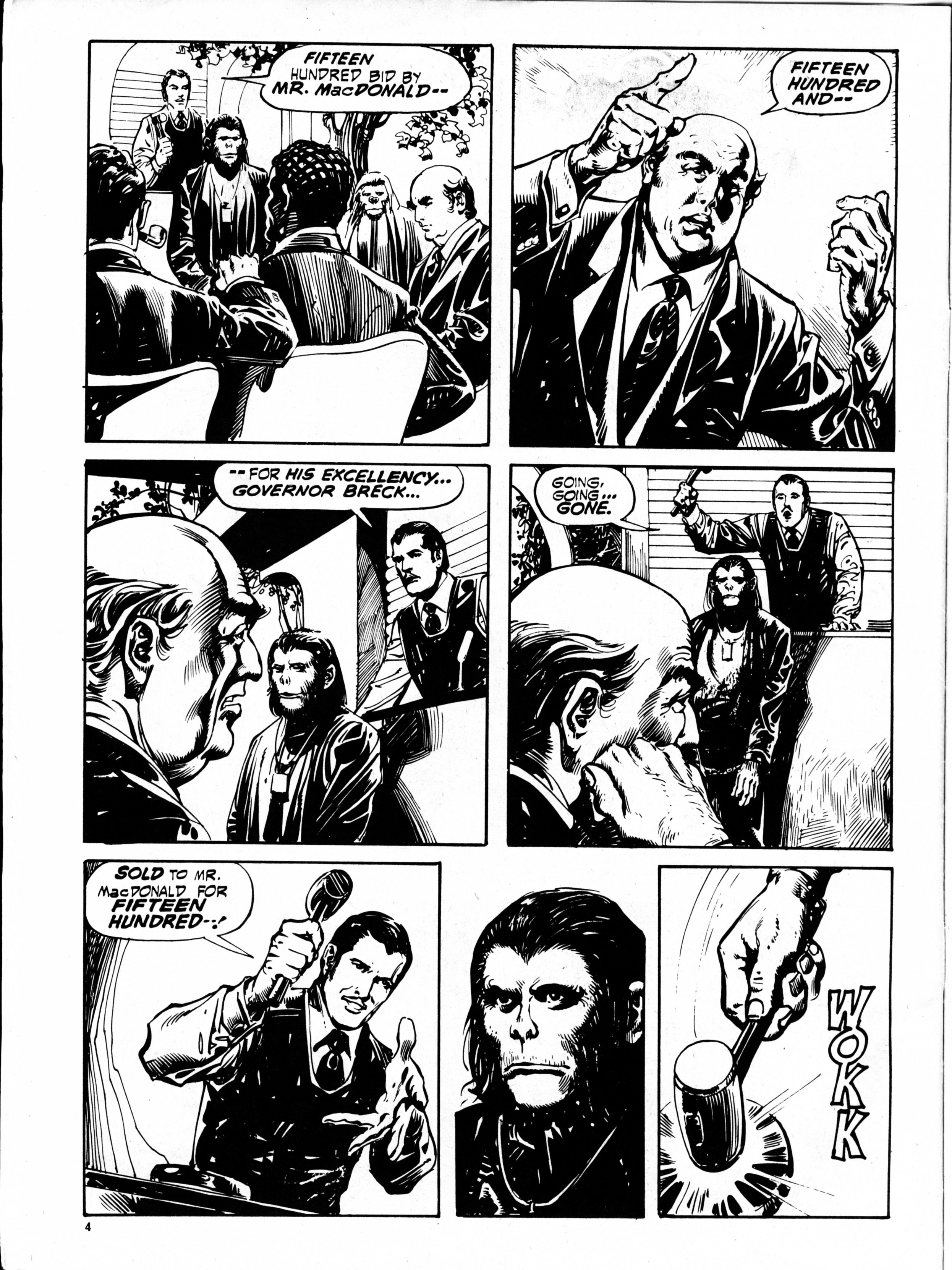 Read online Planet of the Apes (1974) comic -  Issue #68 - 4