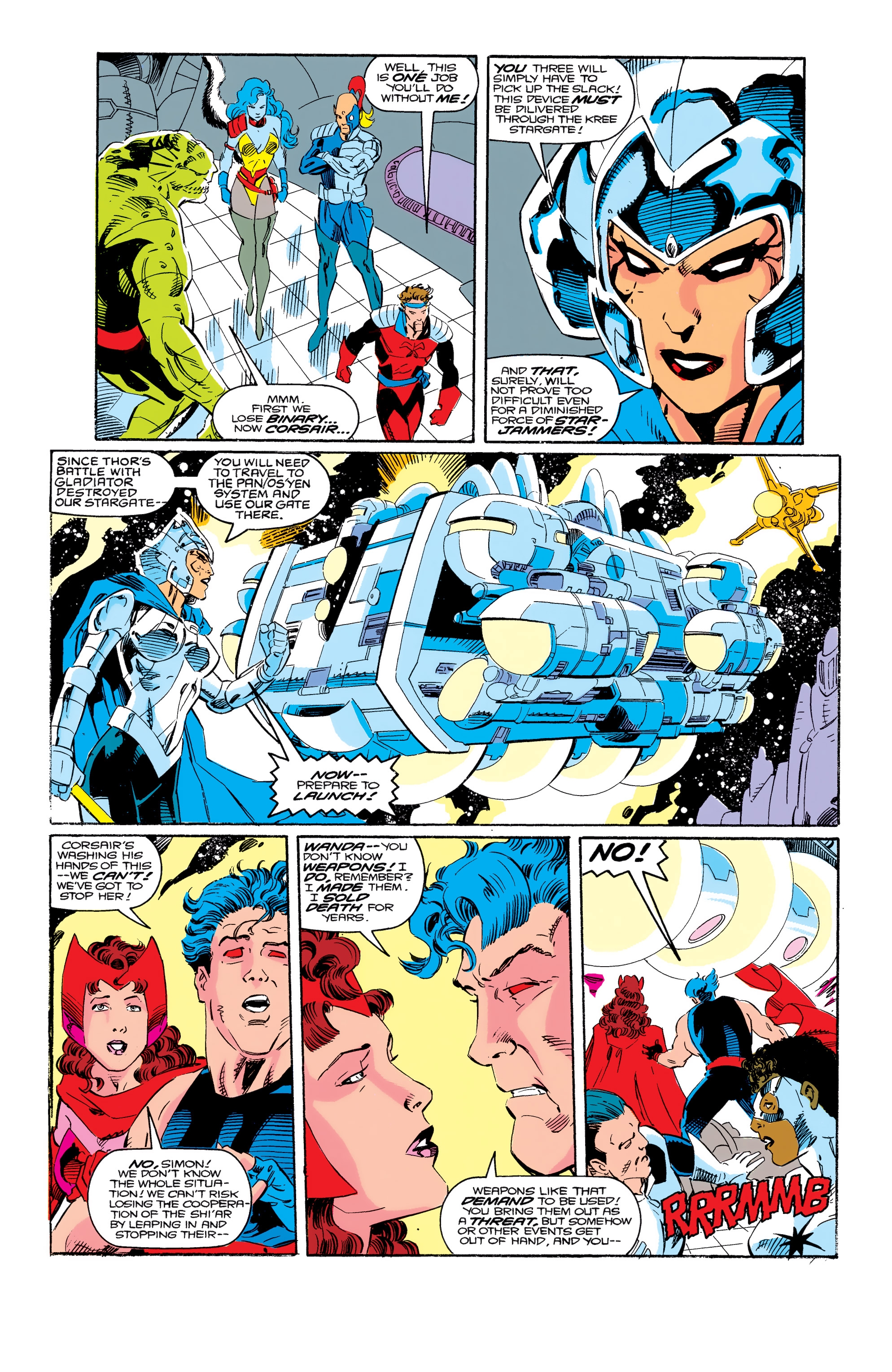 Read online Avengers Epic Collection: Operation Galactic Storm comic -  Issue # TPB (Part 3) - 29