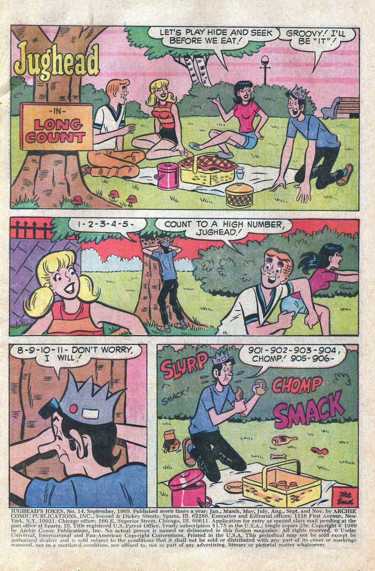 Read online Jughead's Jokes comic -  Issue #14 - 3