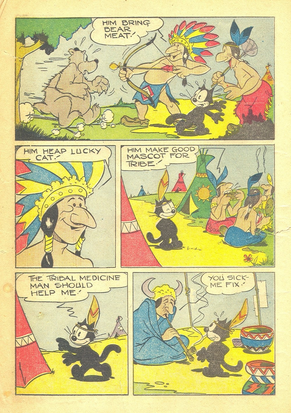 Read online Felix the Cat (1948) comic -  Issue #6 - 14