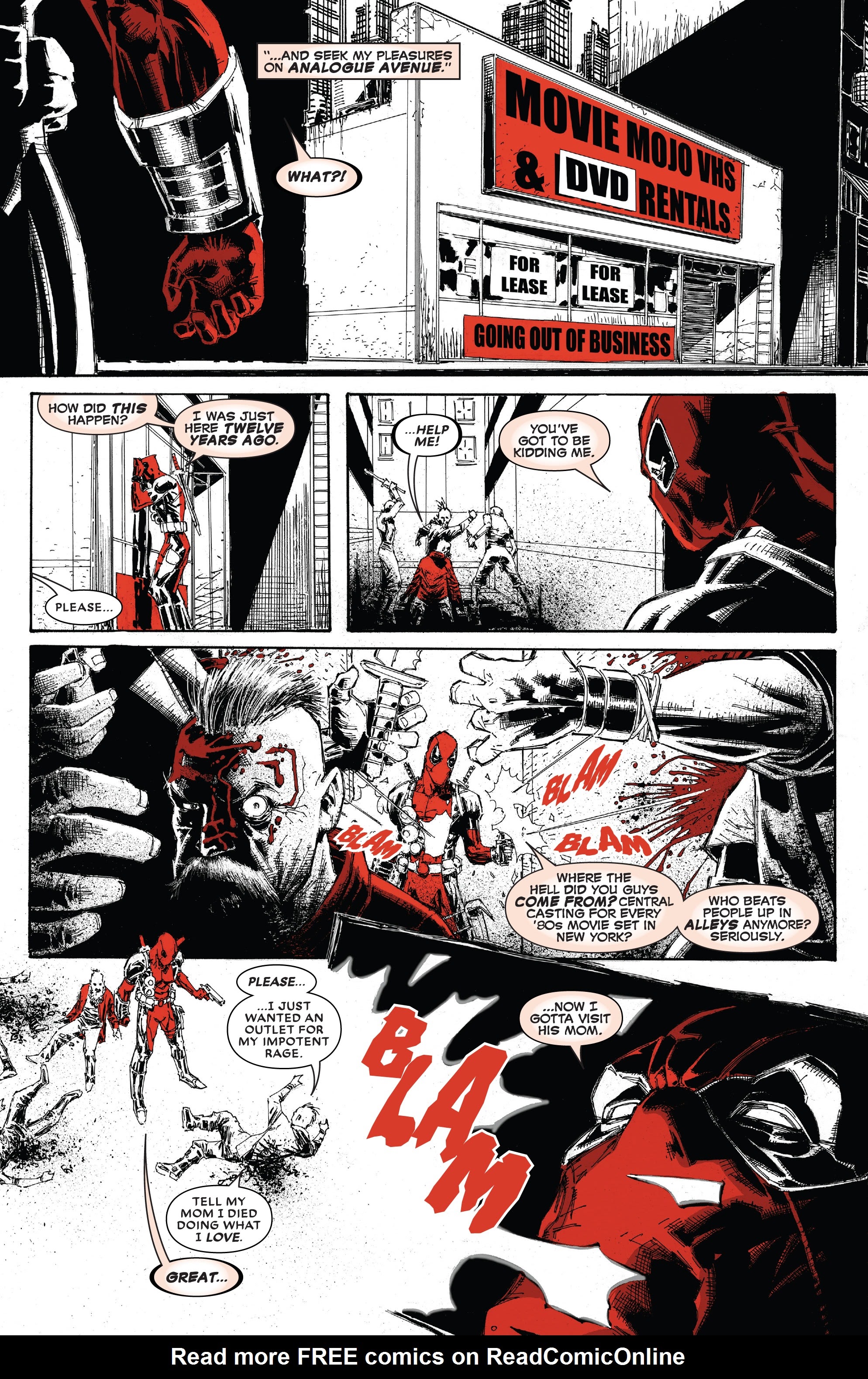 Read online Deadpool: Black, White & Blood comic -  Issue #1 - 15