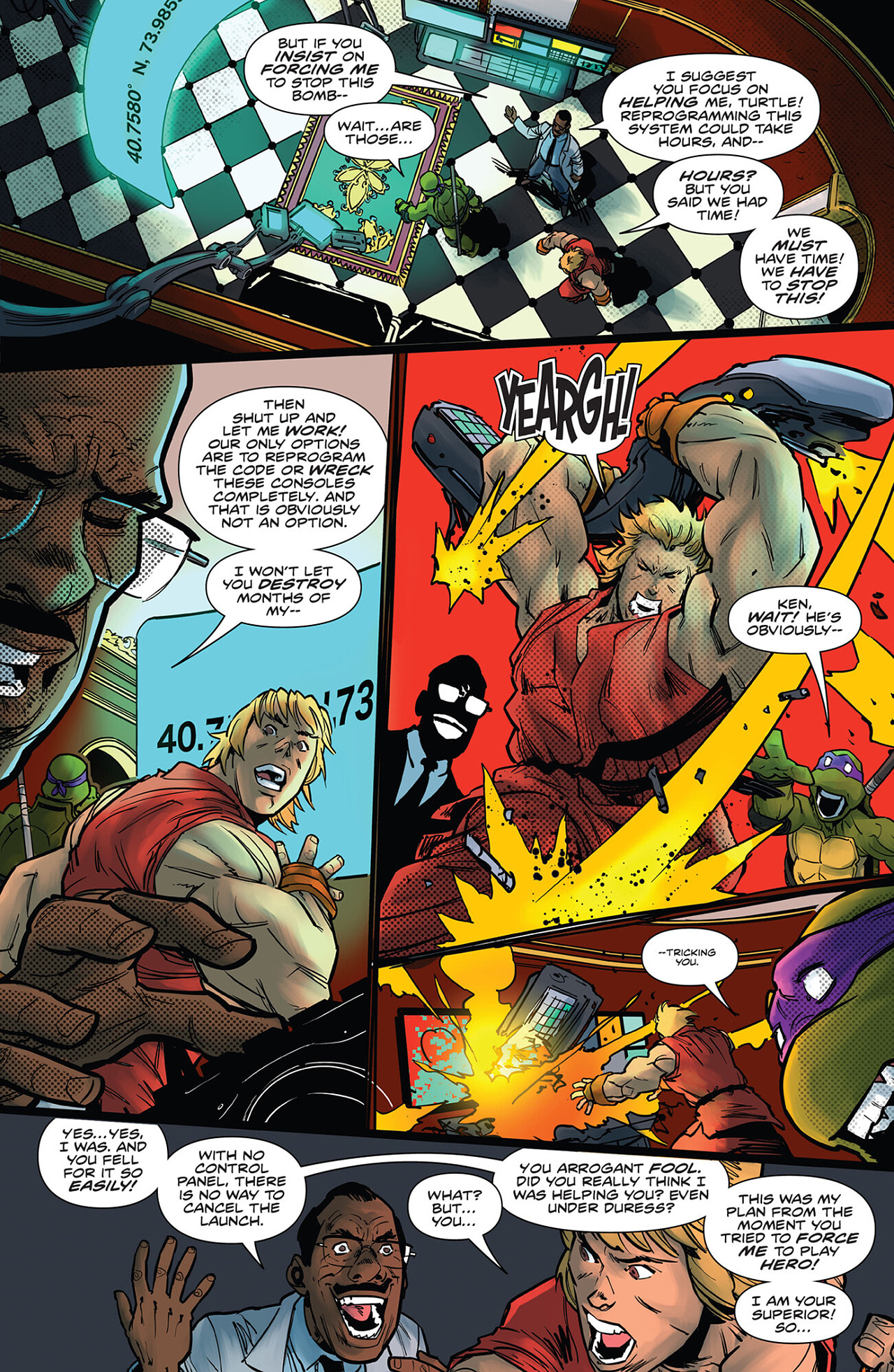 Read online Teenage Mutant Ninja Turtles vs. Street Fighter comic -  Issue #4 - 17