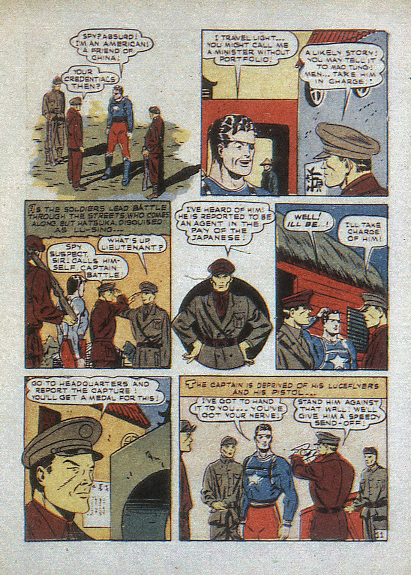 Read online Captain Battle Comics comic -  Issue #1 - 29