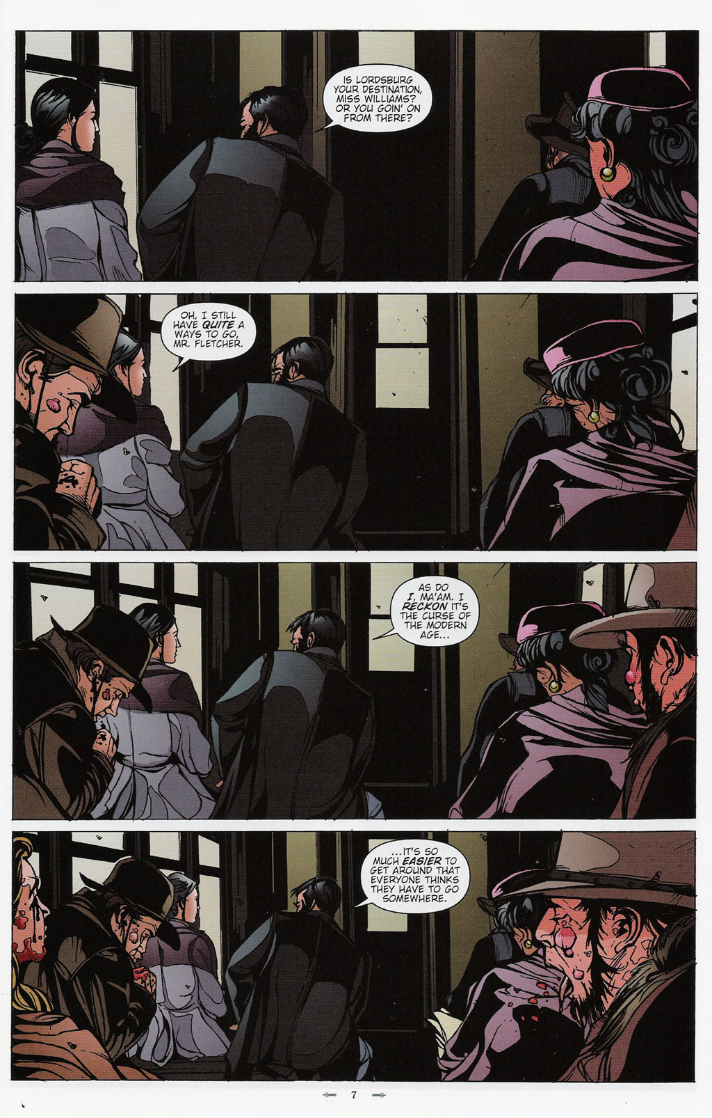 Read online Desperadoes: Banners of Gold comic -  Issue #5 - 9