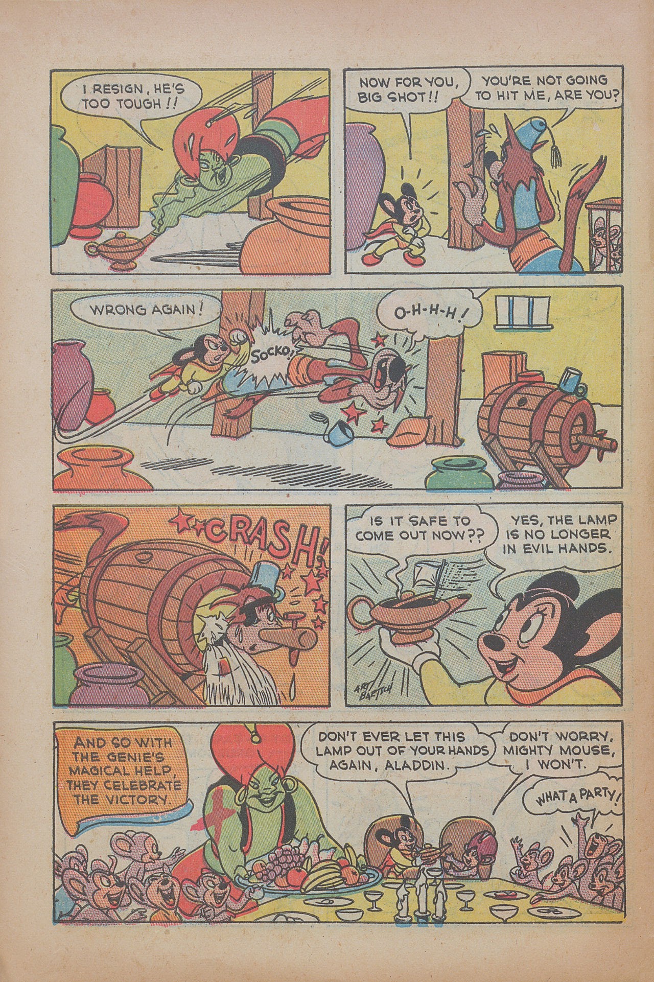 Read online Paul Terry's Mighty Mouse Comics comic -  Issue #5 - 10