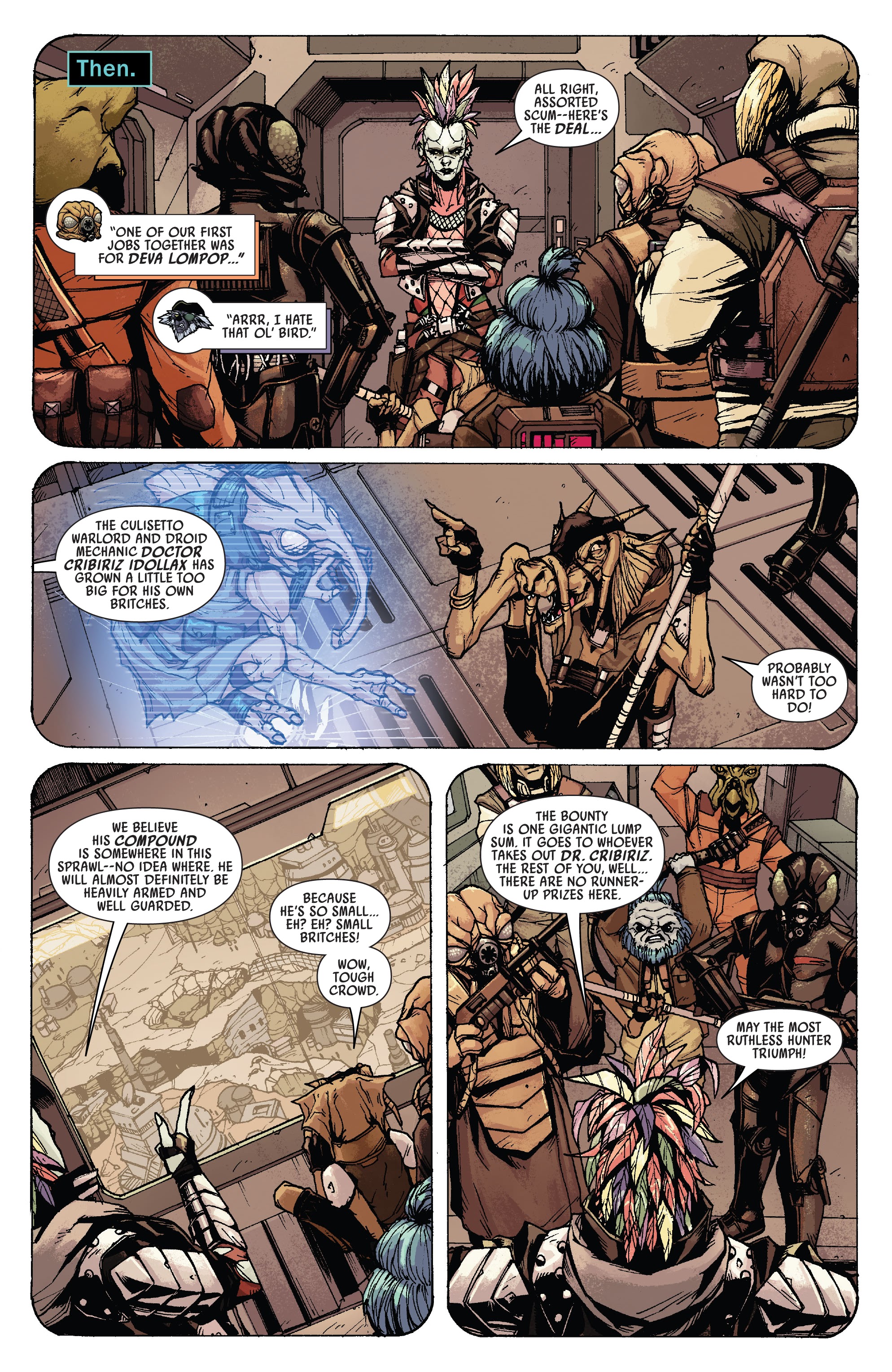 Read online Star Wars: War Of The Bounty Hunters - 4-Lom & Zuckuss comic -  Issue # Full - 6