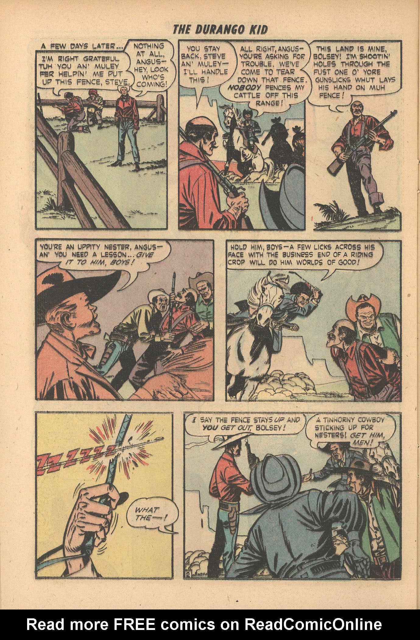 Read online Charles Starrett as The Durango Kid comic -  Issue #16 - 12