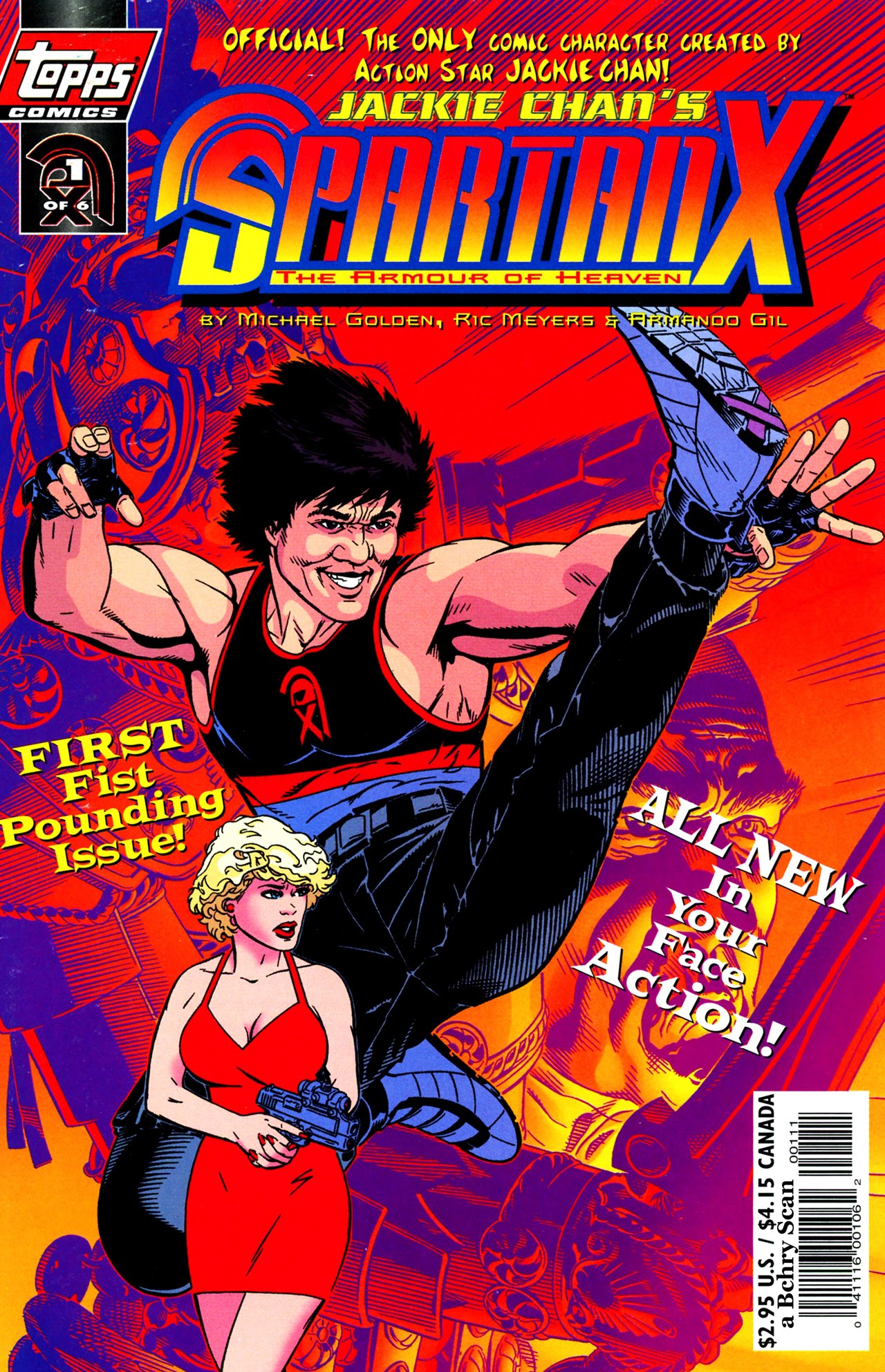 Read online Jackie Chan's Spartan X: The Armour of Heaven comic -  Issue #1 - 1