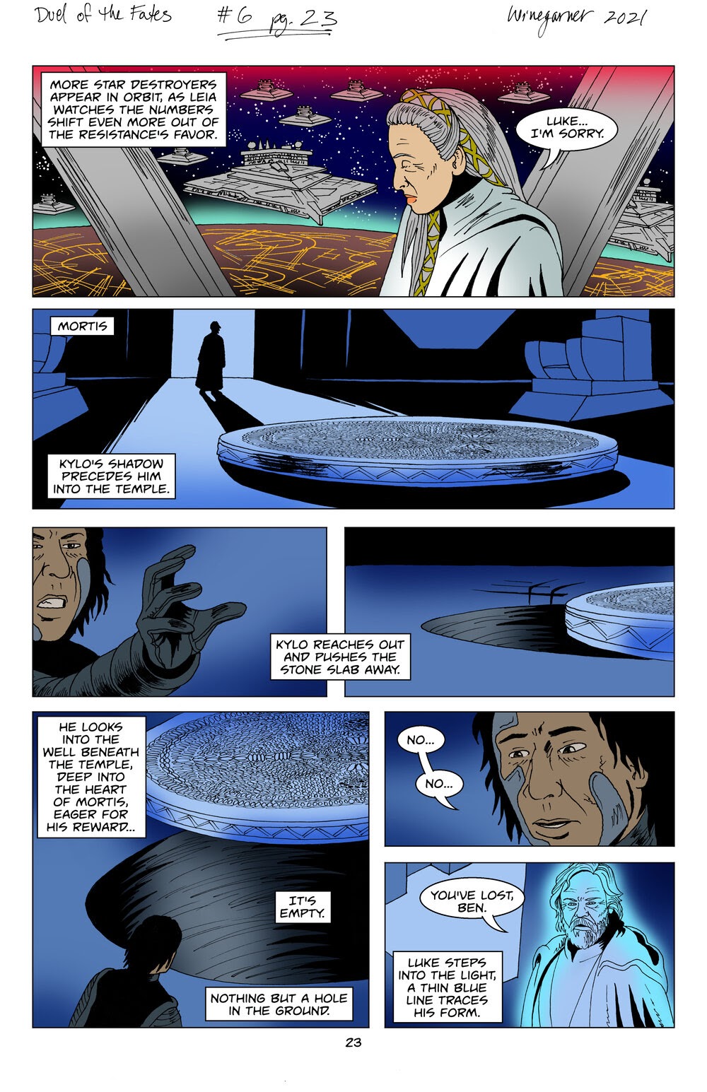 Read online Star Wars: Duel of the Fates comic -  Issue #6 - 22