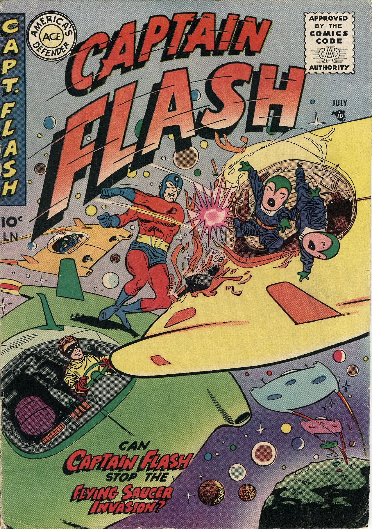 Read online Captain Flash comic -  Issue #4 - 1