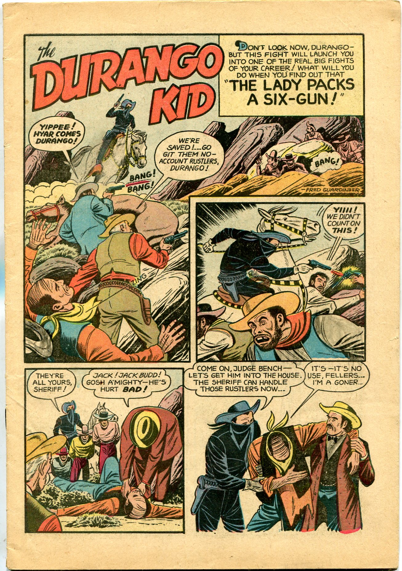 Read online Charles Starrett as The Durango Kid comic -  Issue #29 - 3