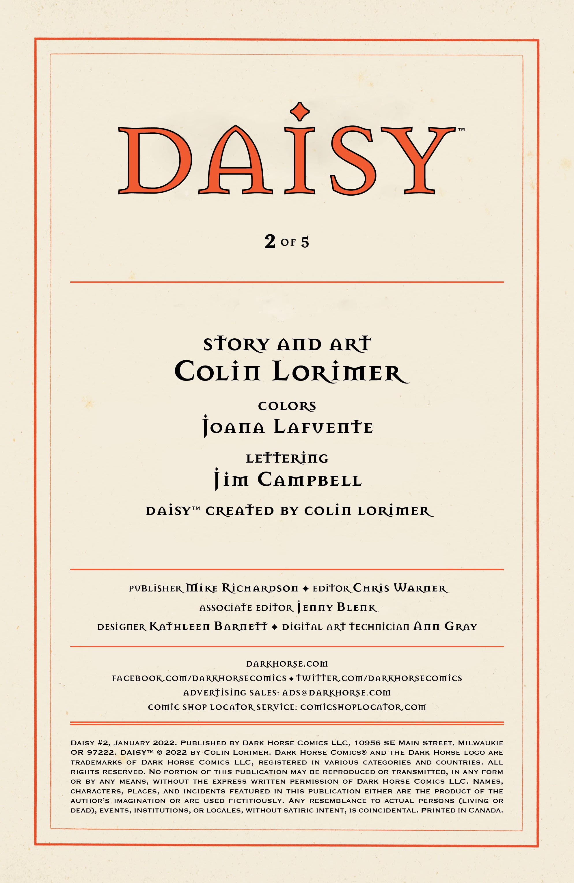 Read online Daisy comic -  Issue #2 - 2