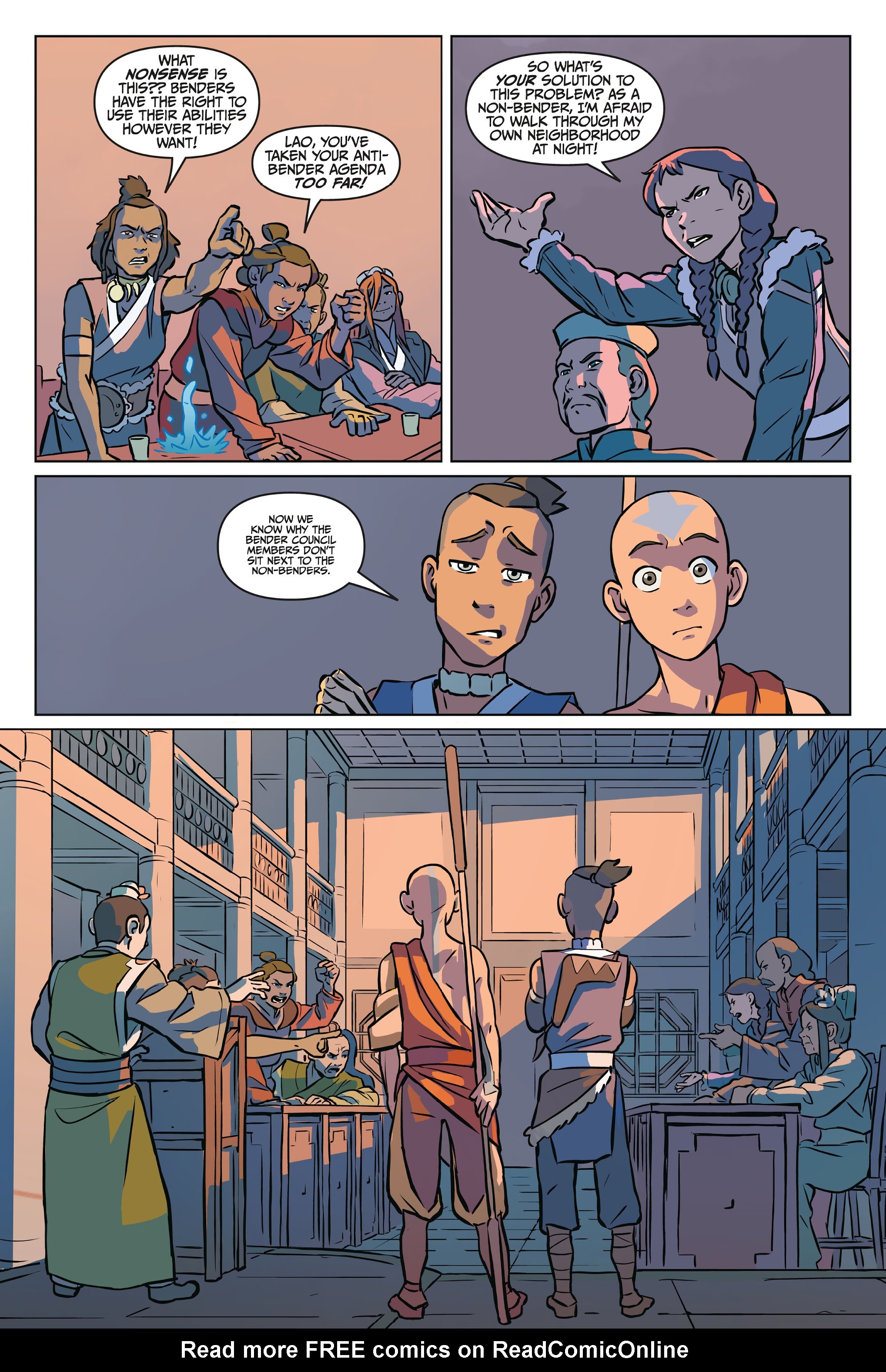 Read online Nickelodeon Avatar: The Last Airbender - Imbalance comic -  Issue # _Omnibus (Part 1) - 33