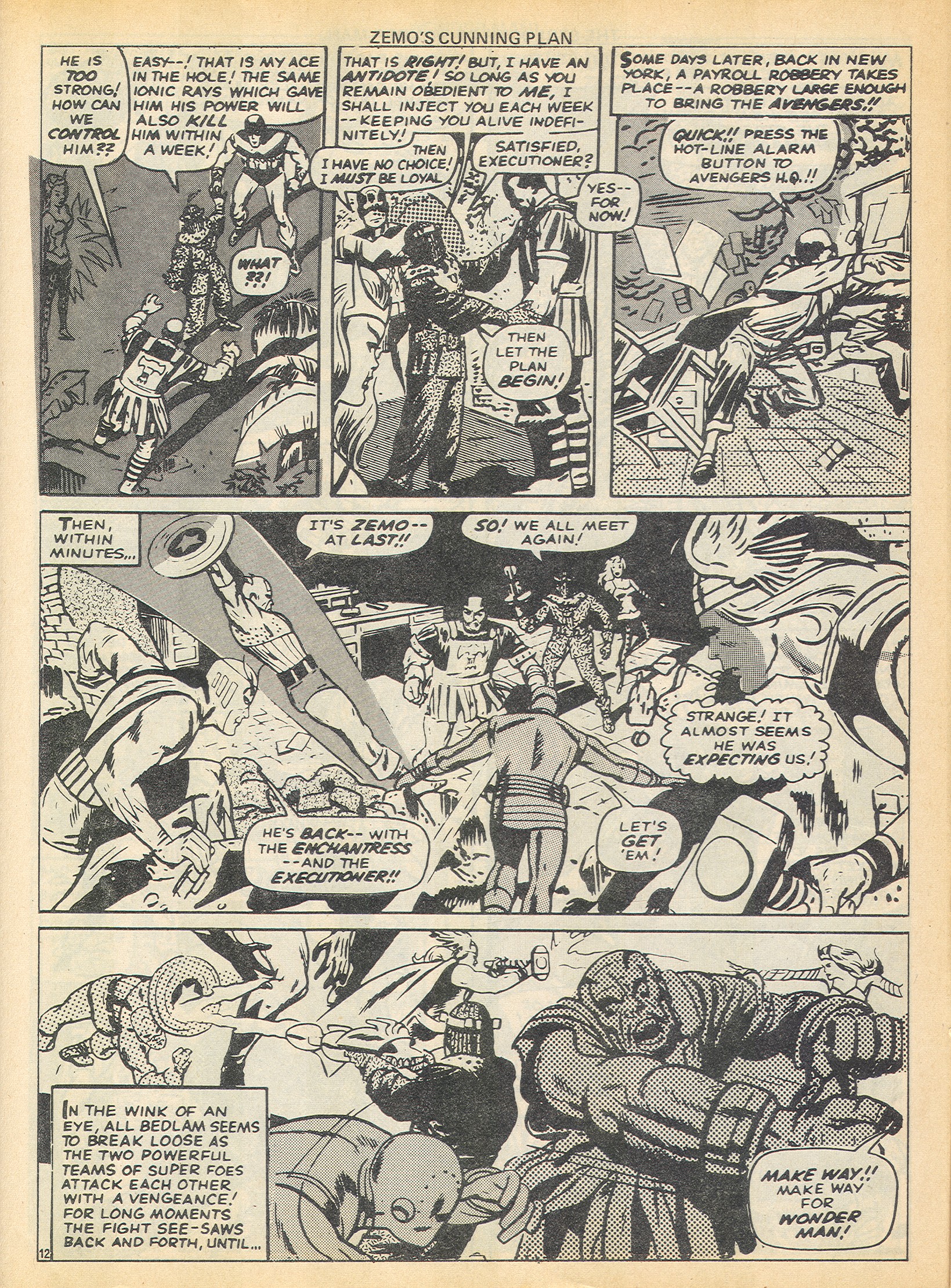 Read online The Avengers (1973) comic -  Issue #6 - 12