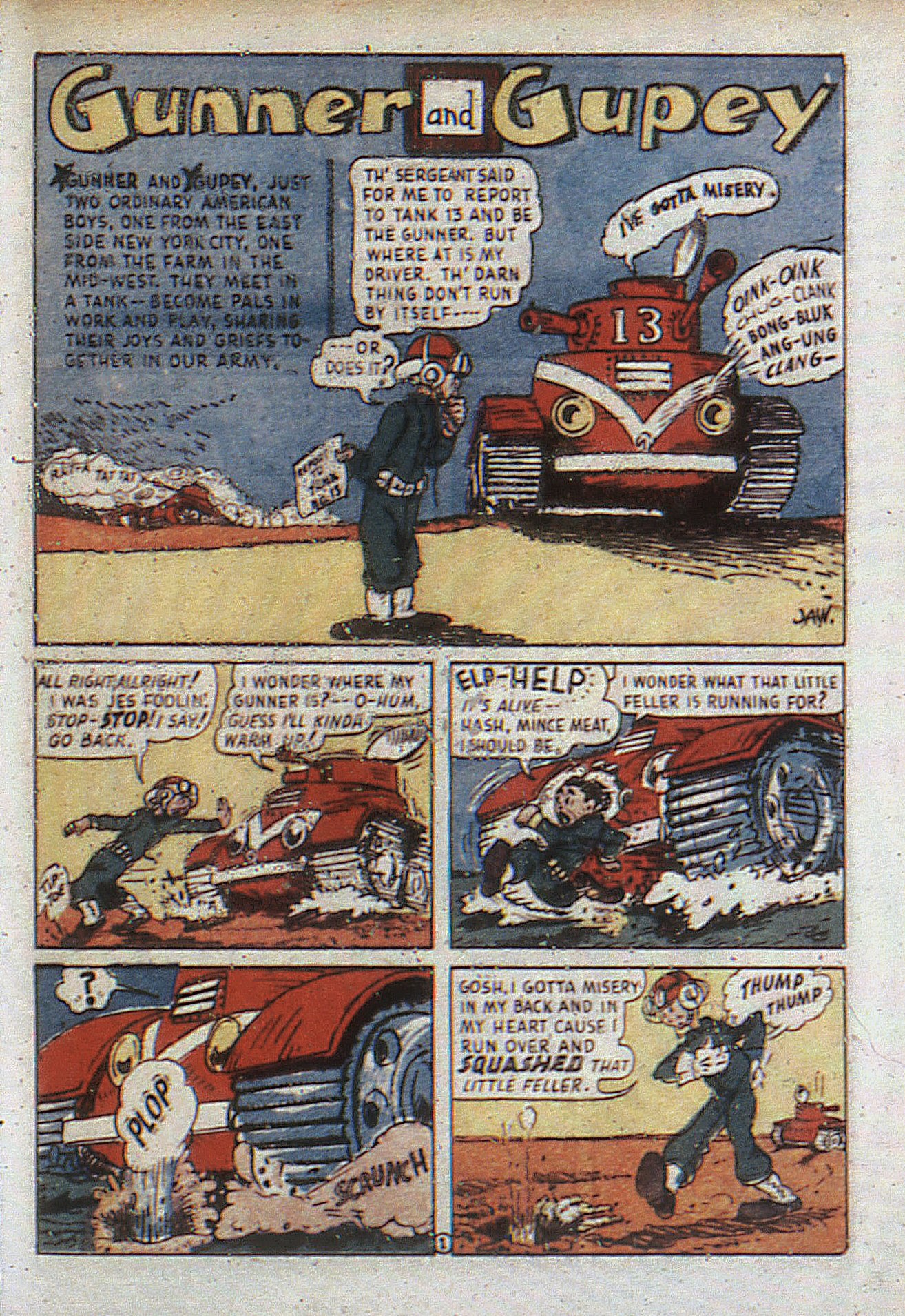 Read online Captain Battle Comics comic -  Issue #1 - 55