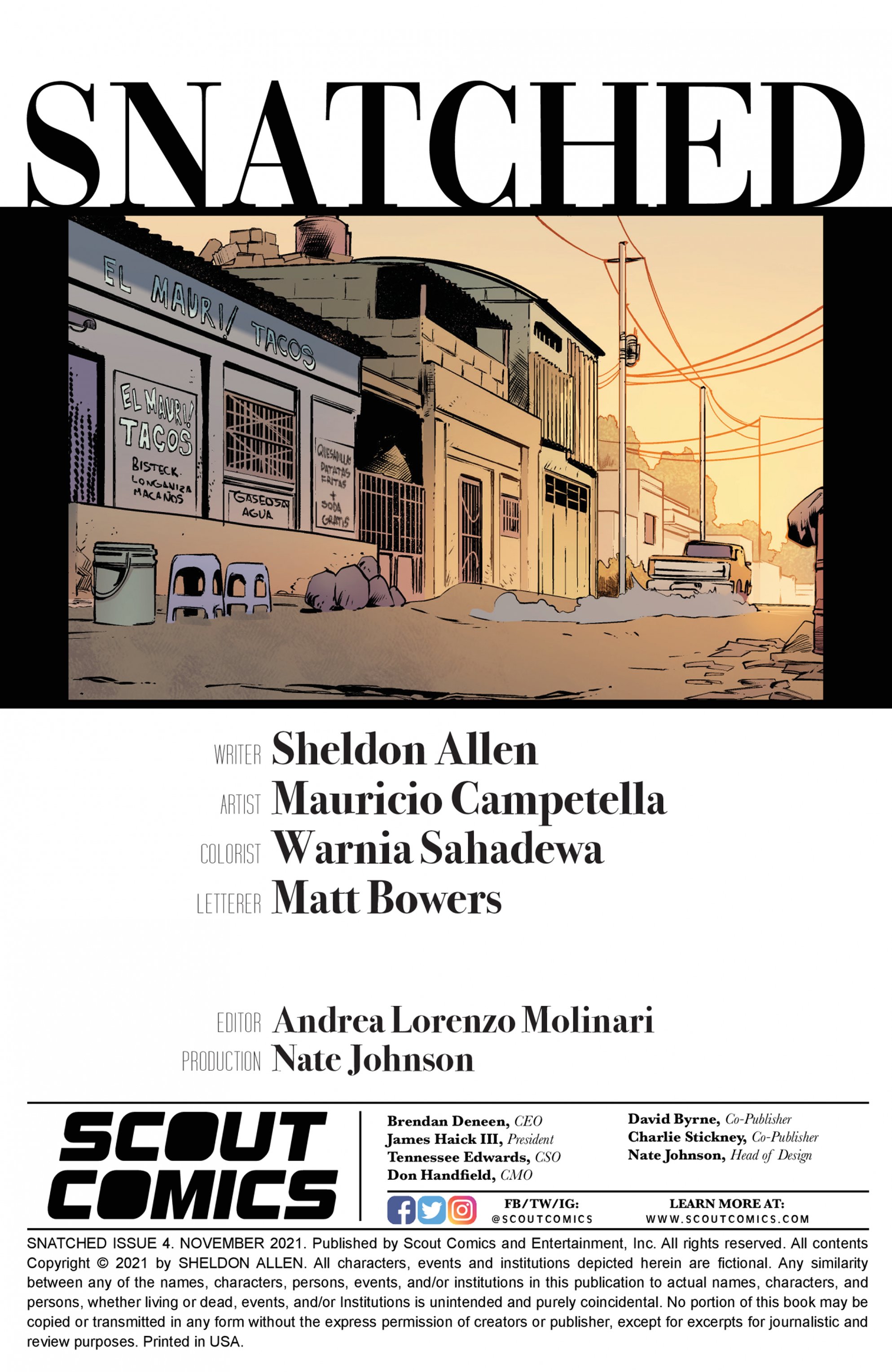 Read online Snatched comic -  Issue #4 - 2