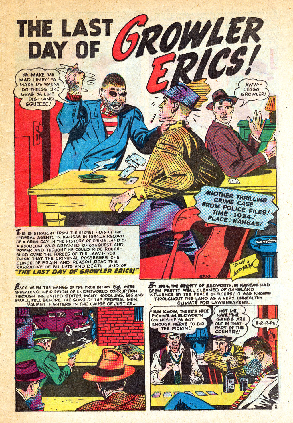 Read online Crime Cases Comics (1951) comic -  Issue #8 - 21